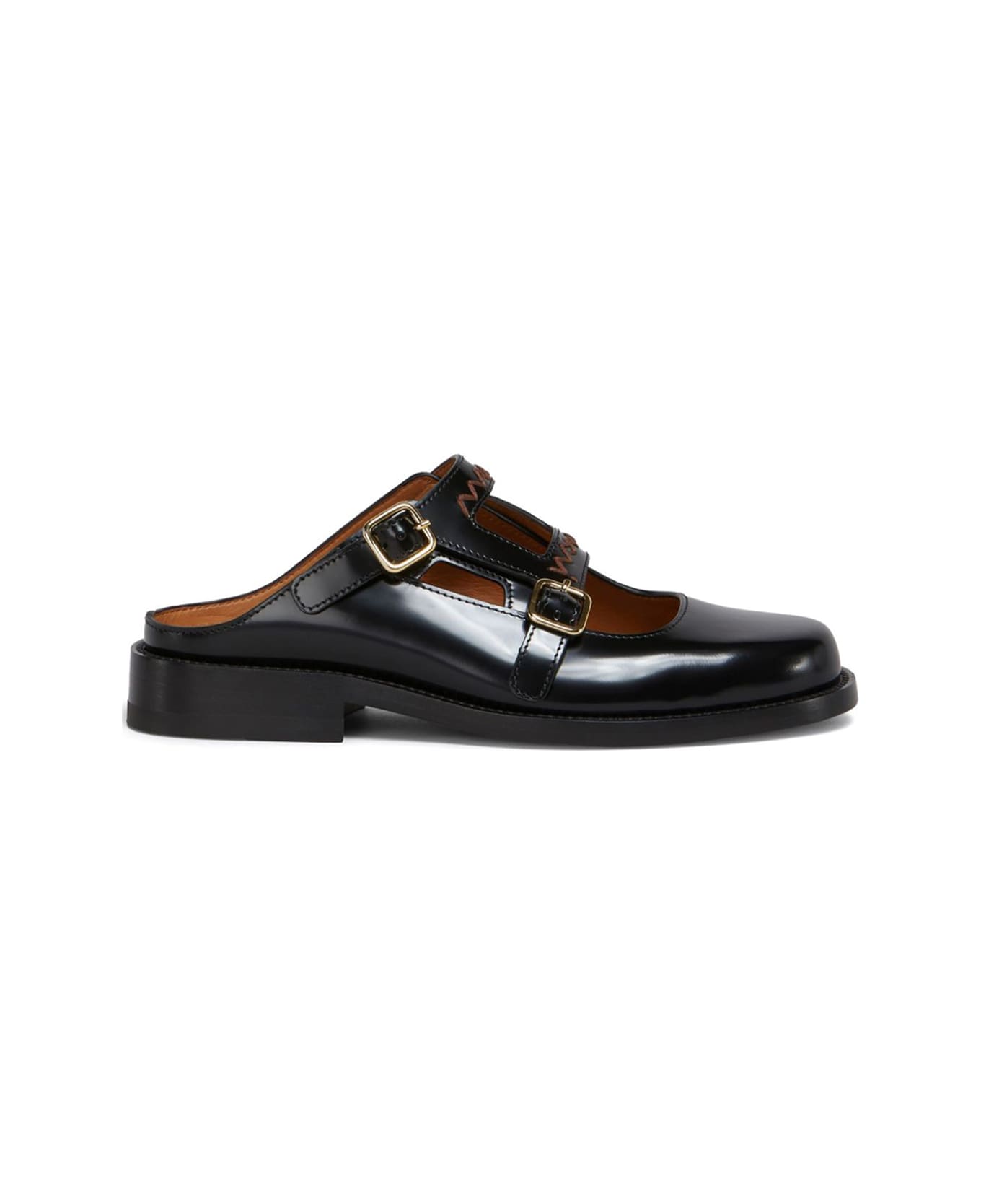 Marni Moccasin Sabot - Black