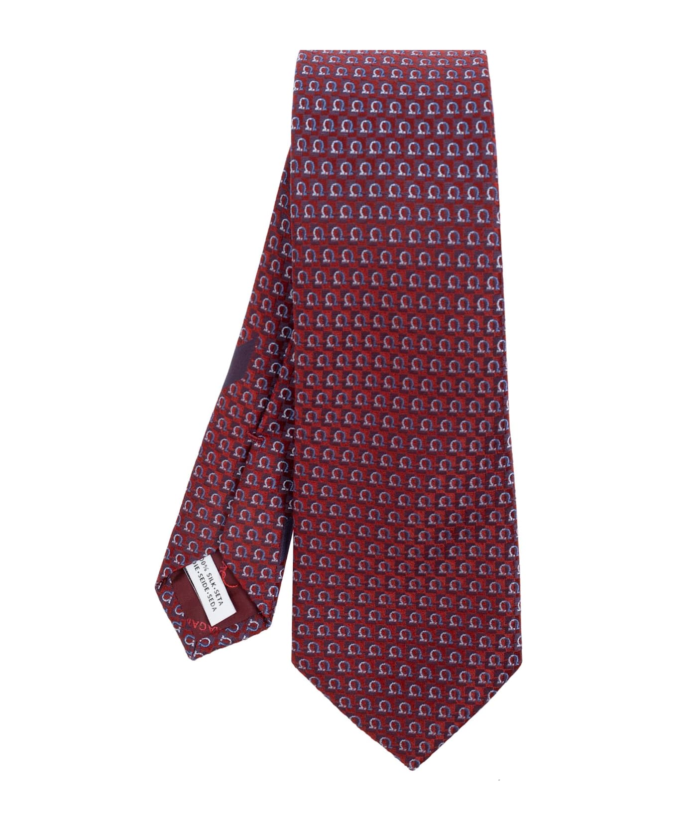 Ferragamo Silk Tie - Red