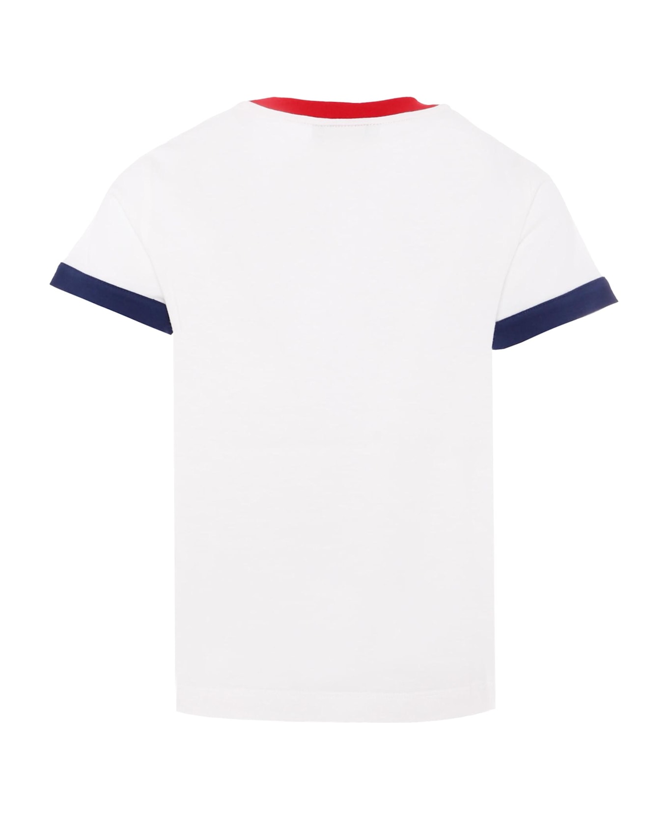 Fendi White T-shirt With Logo For Kids - White