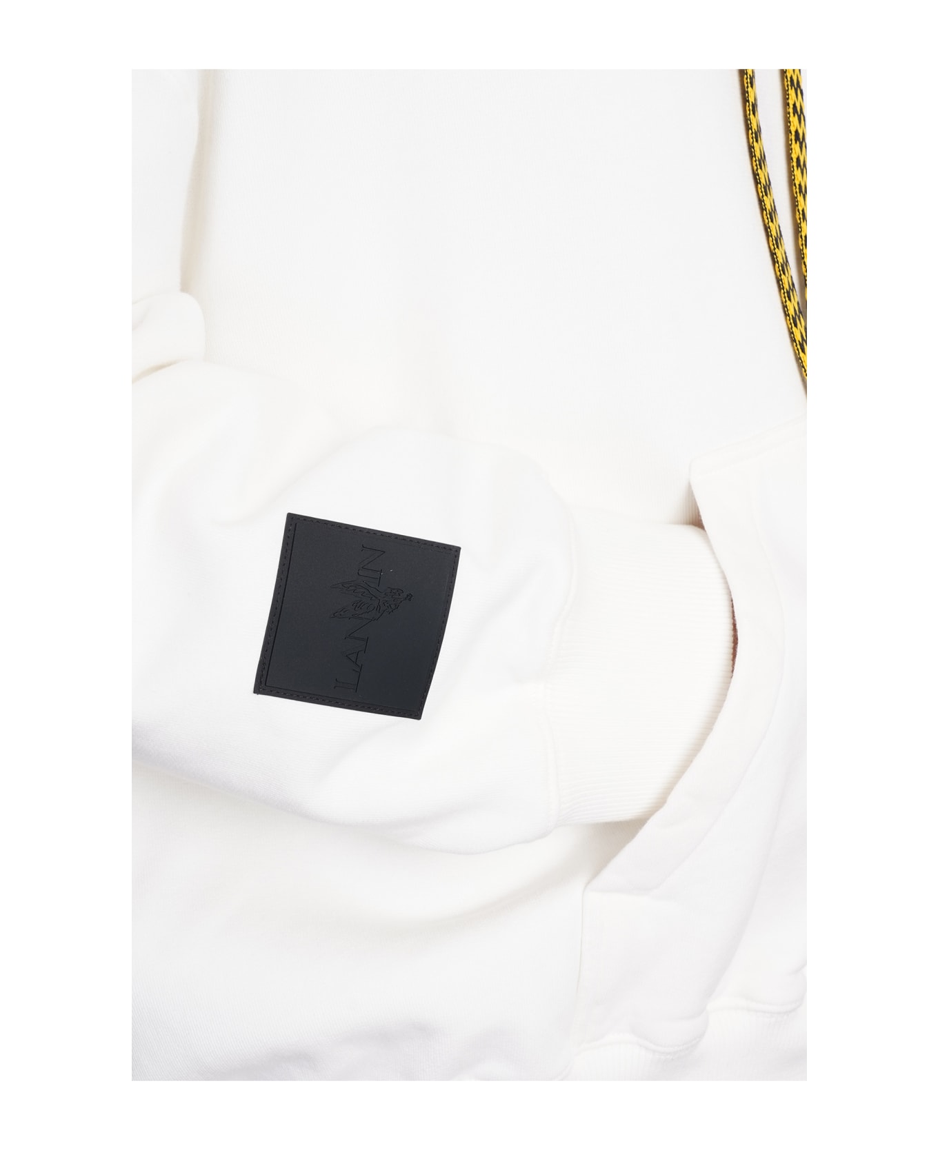 Lanvin Sweatshirt In White Cotton - white