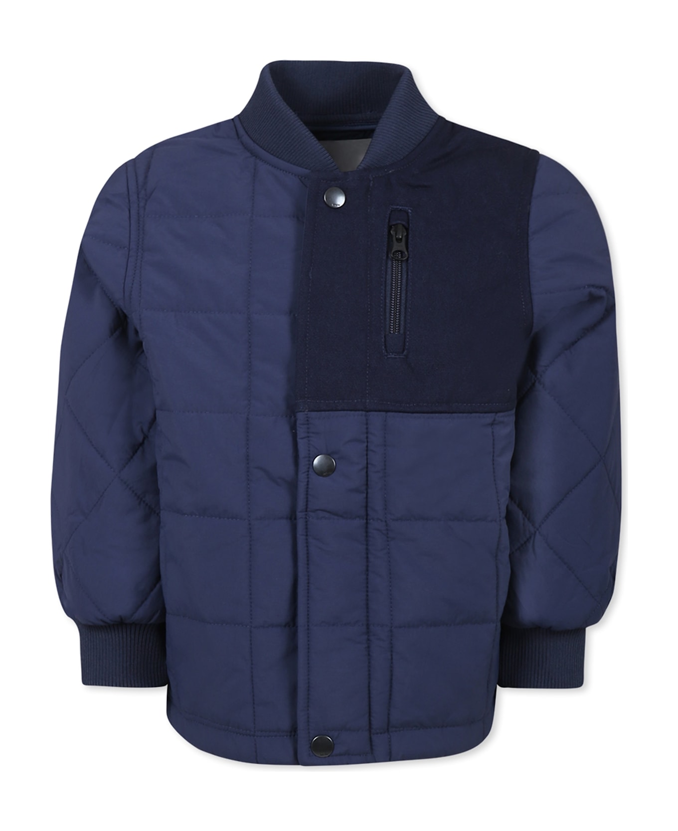 Molo Blue Down Jacket For Boy - Blue