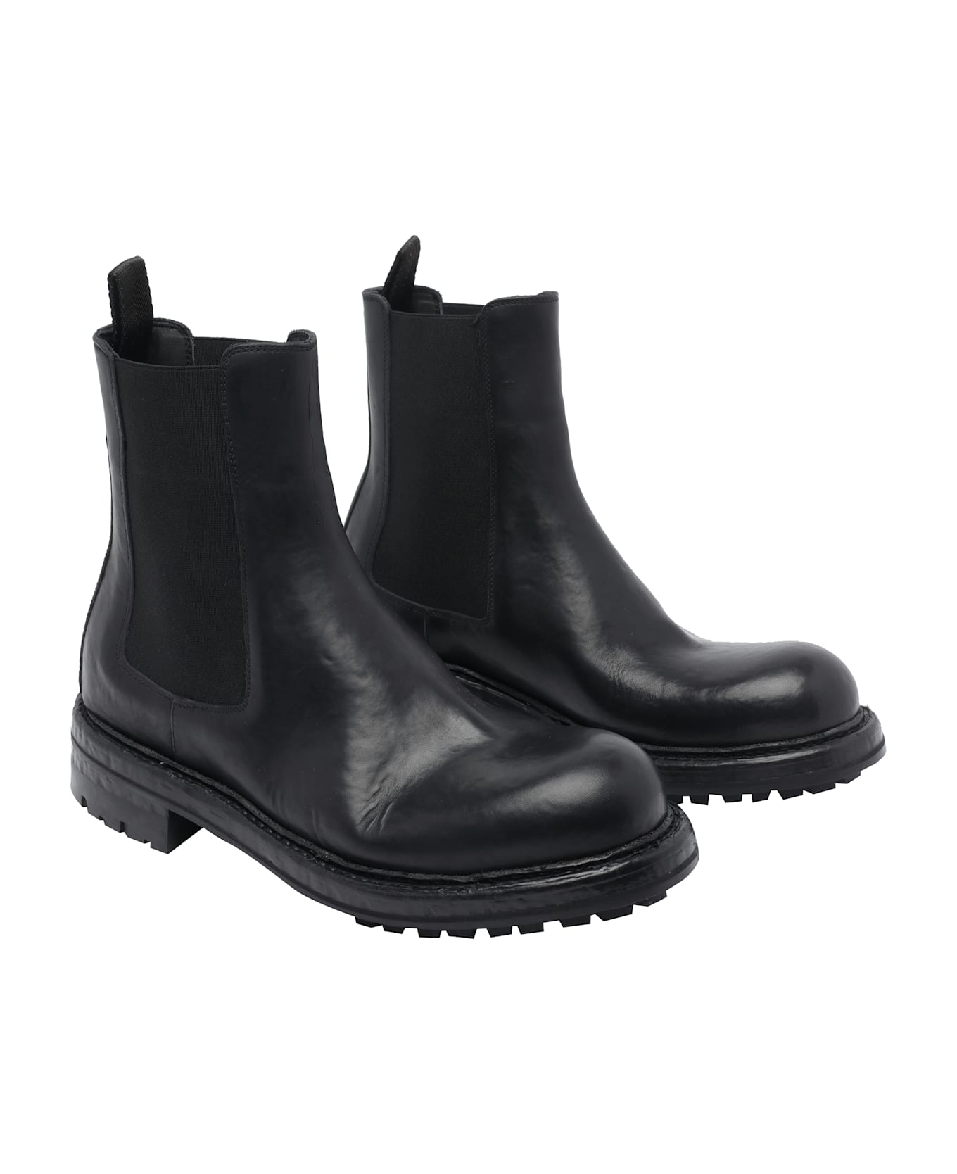 Dolce 
Gabbana Calfskin Beatles Boots - Black ブーツ