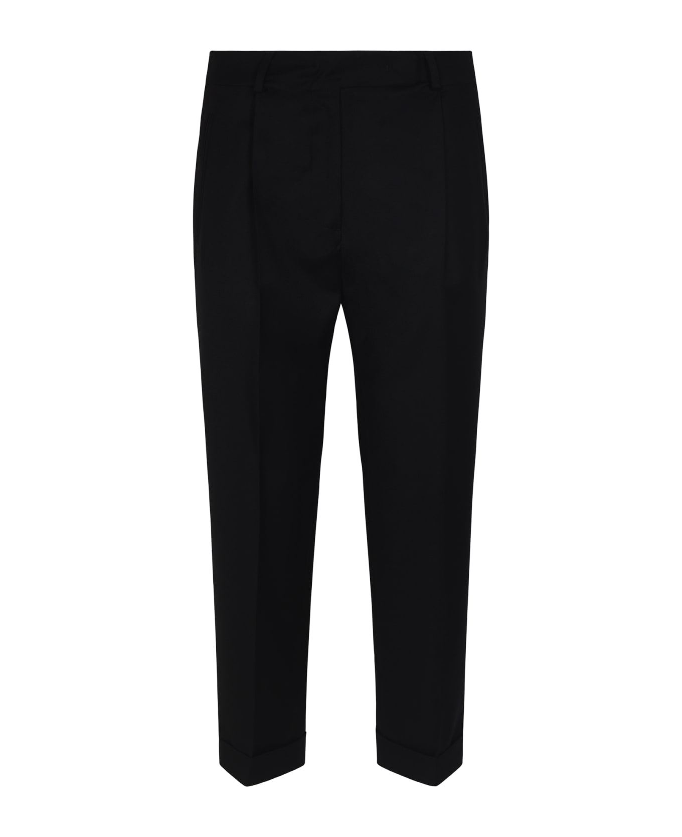 QL2 Concealed Fitted Trousers - Black