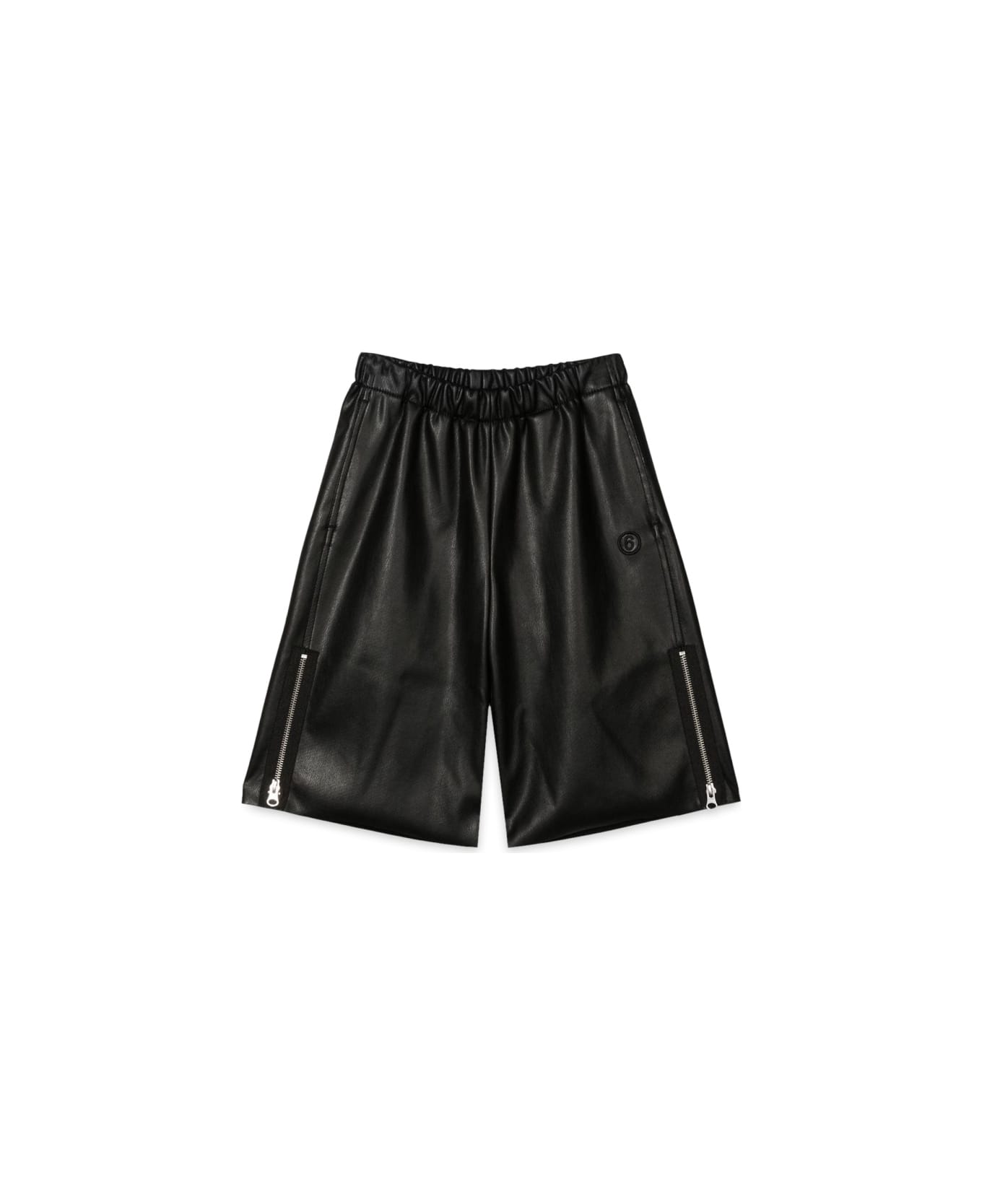 MM6 Maison Margiela Wide Bermuda - BLACK