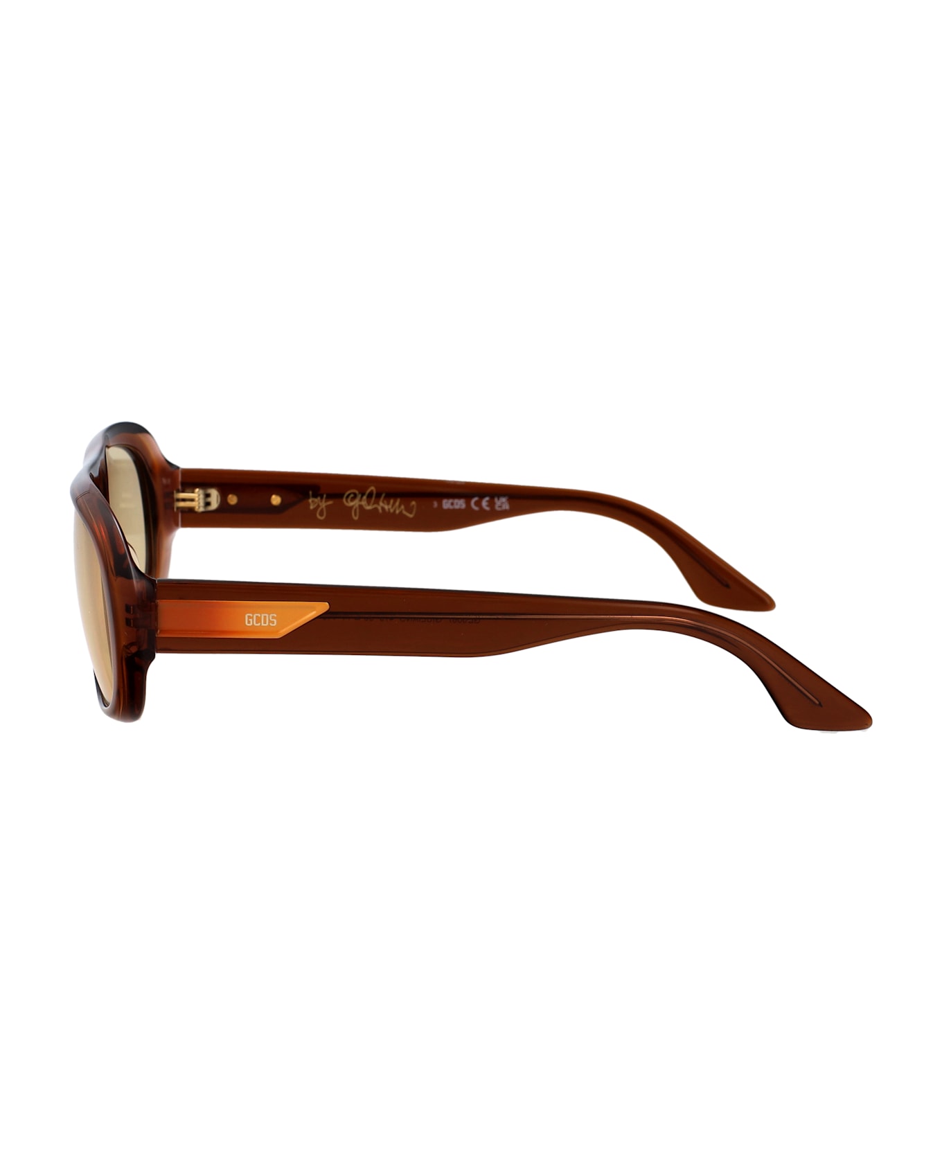 GCDS Gd0067 Sunglasses - marrone chiaro/altri / roviex