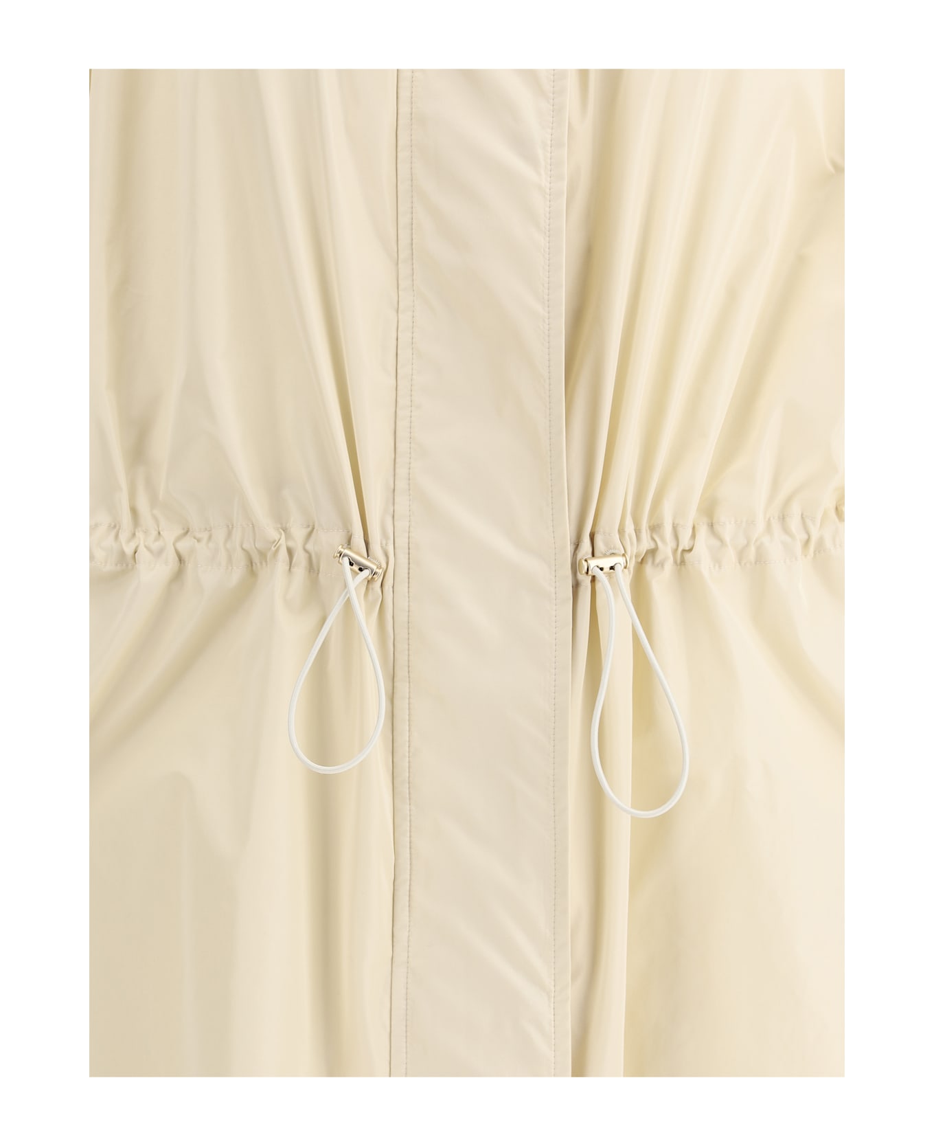 Fabiana Filippi Technical Fabric Cape - Vaniglia