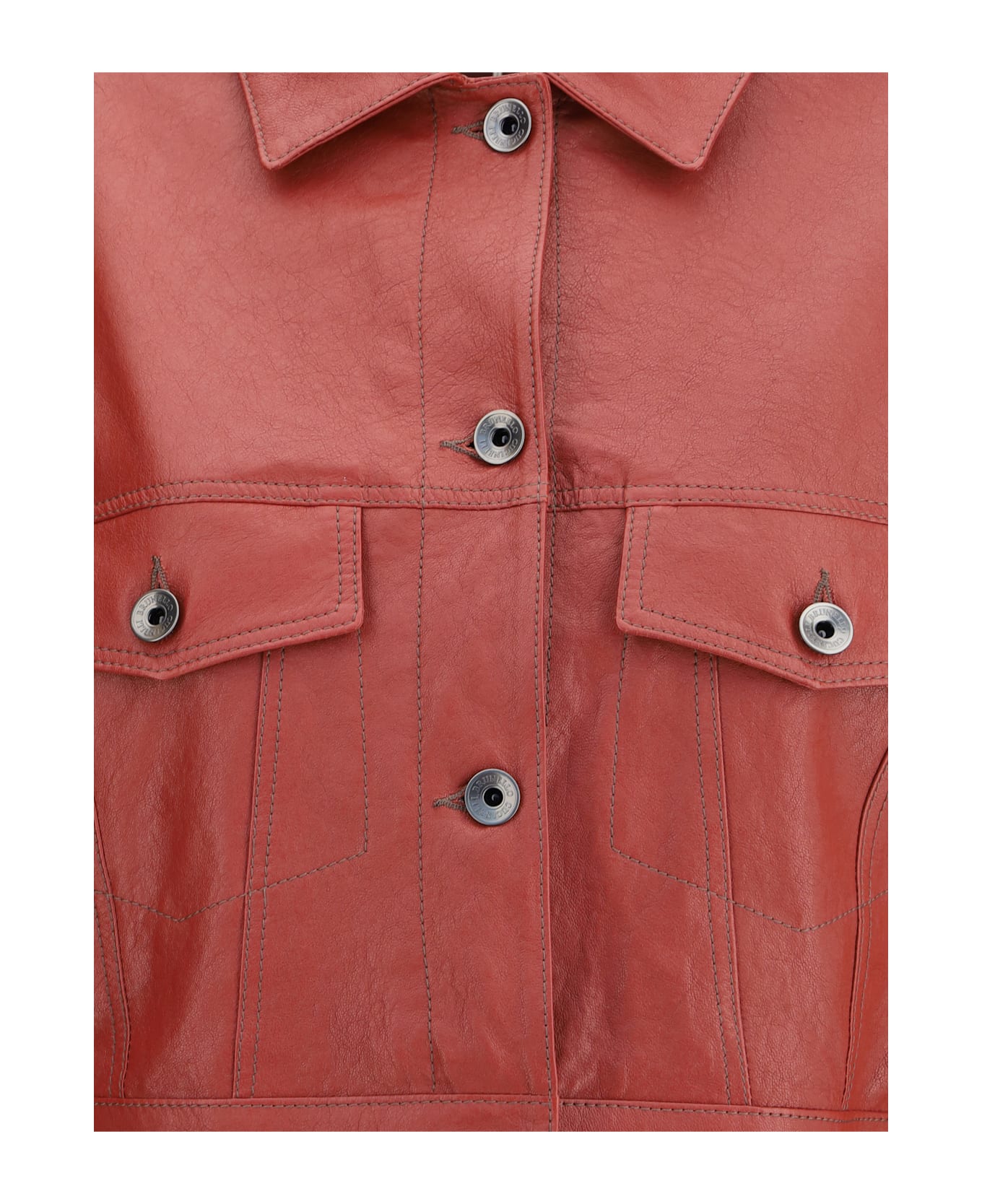 Brunello Cucinelli Leather Jacket