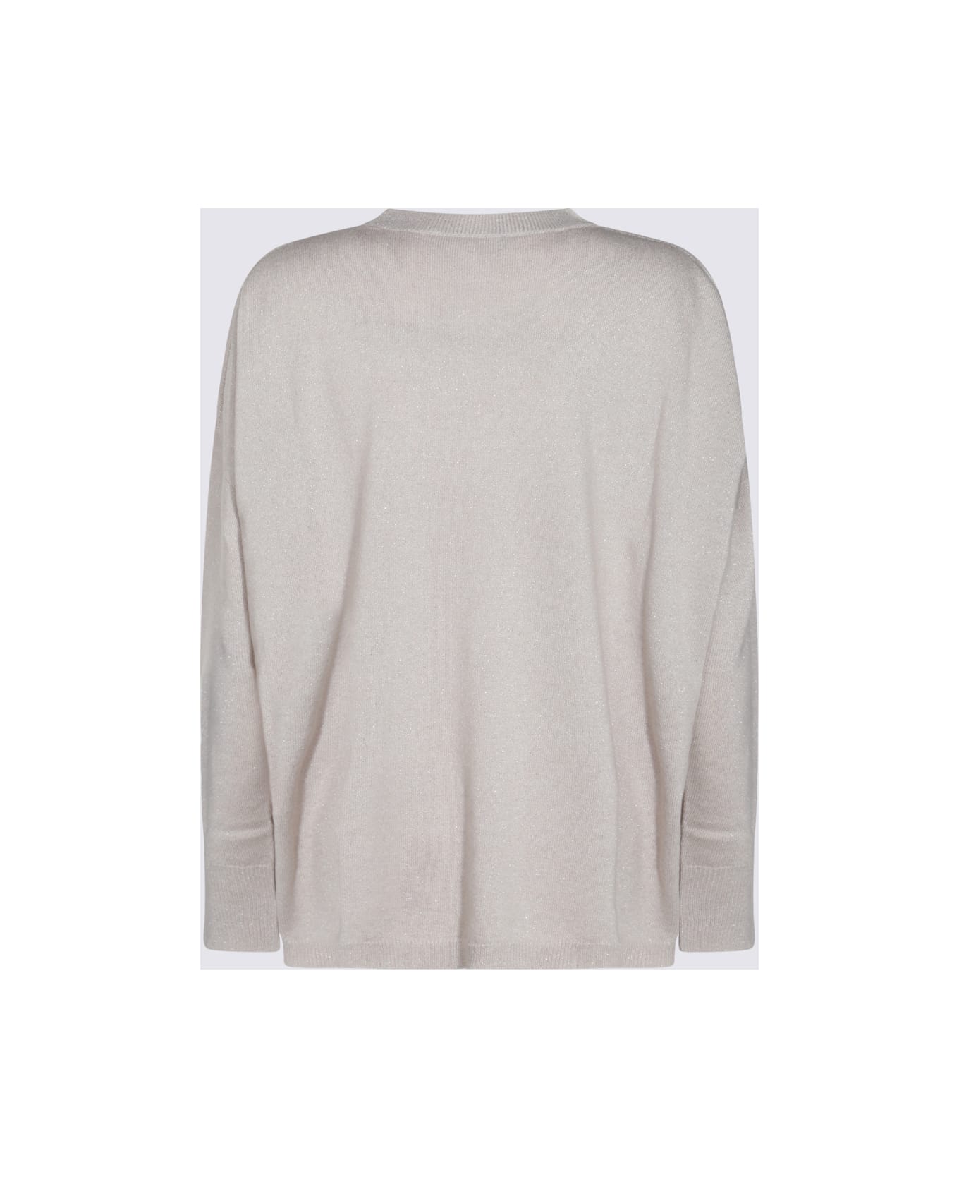 Fabiana Filippi Grey Wool Knitwear - GREIGE