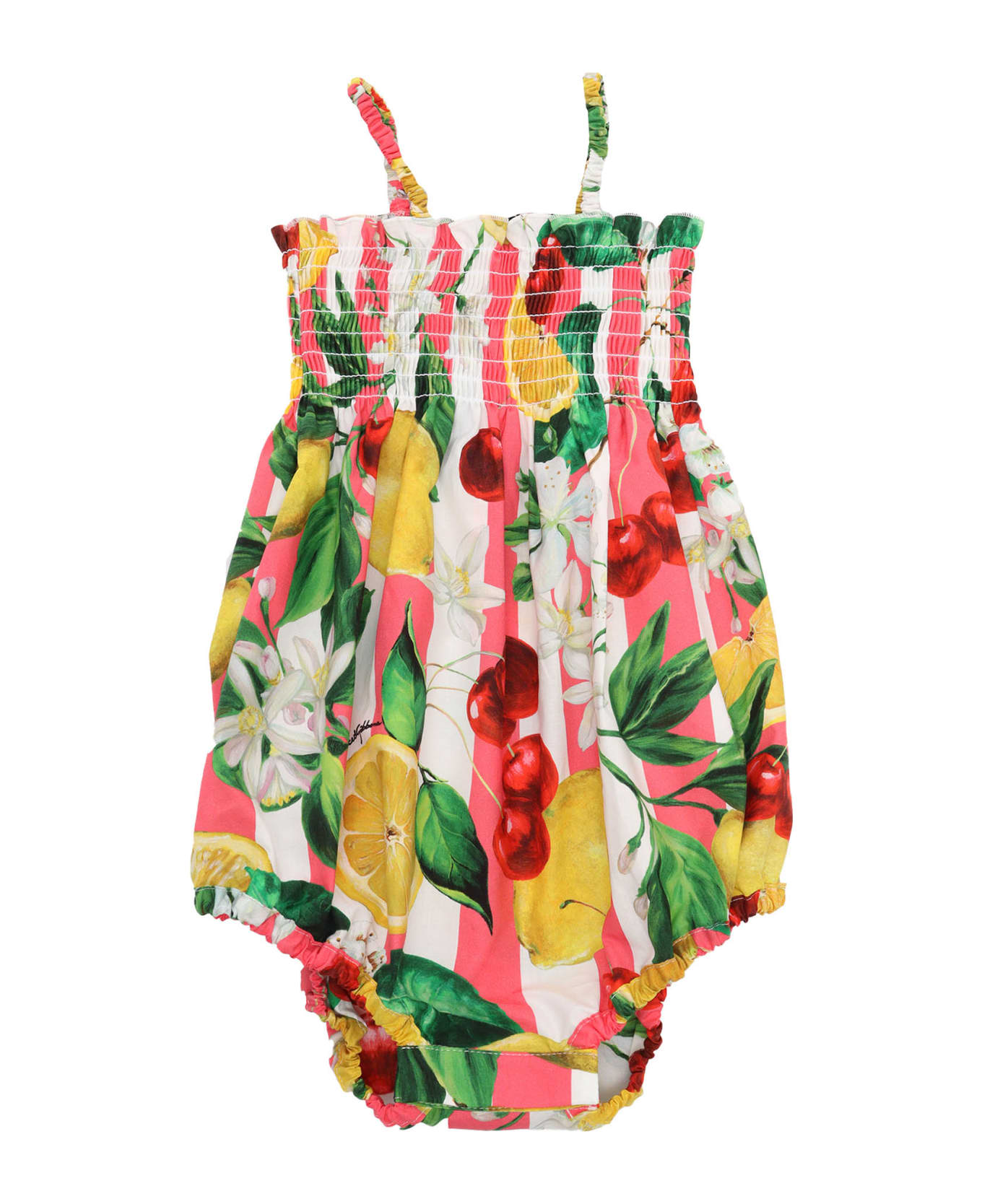 Dolce & Gabbana D&g Colorful Romper - YELLOW ボディスーツ＆セットアップ