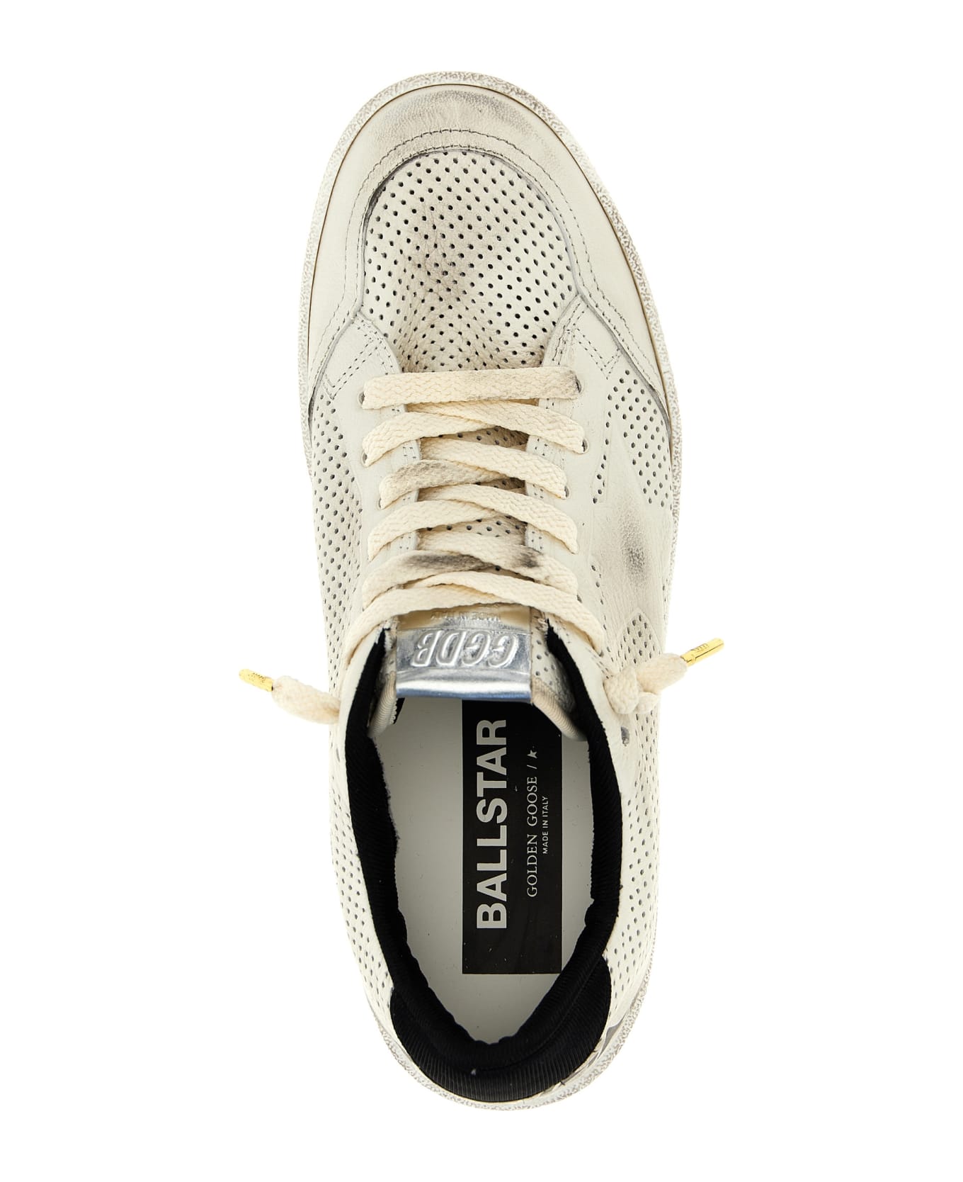 Golden Goose 'ball Star' Sneakers - White/Black