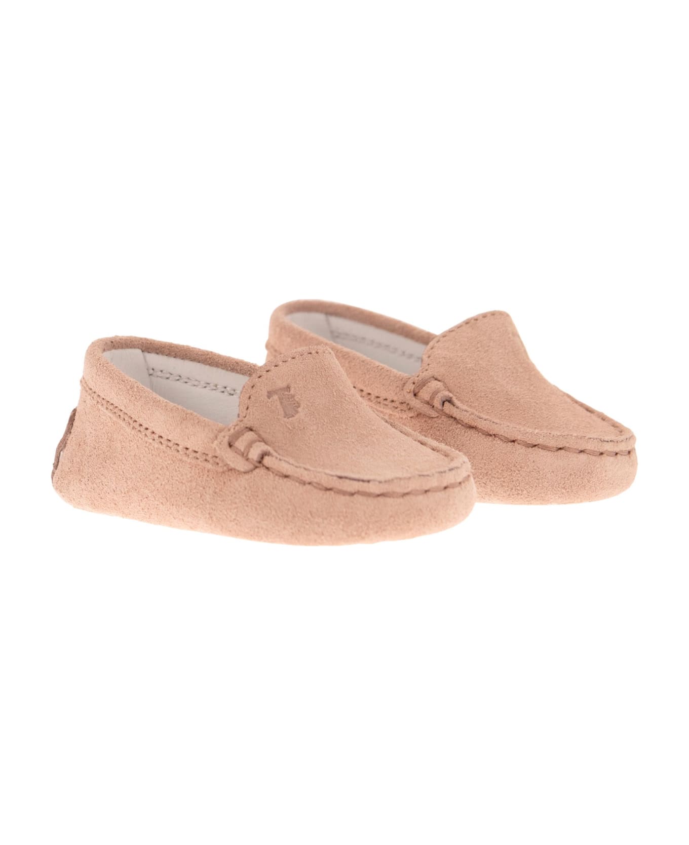 Tod's Rubber Suede Loafer - Powder