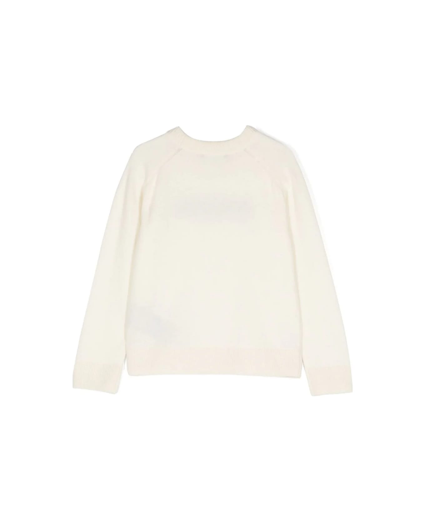 Balmain Pull Con Logo - Cream