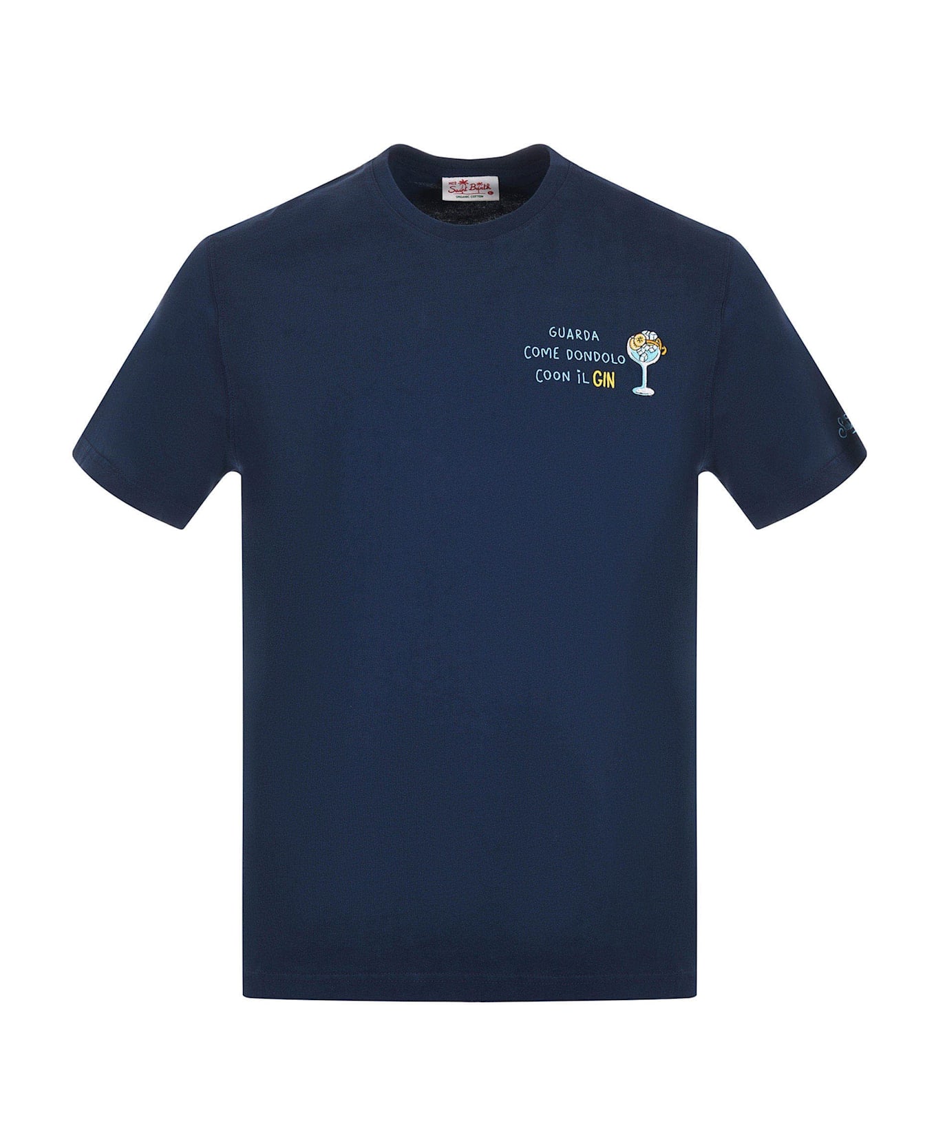 Tシャツ・カットソー MC2 SAINT BARTH Men T Shirts TSHM001 02471H Blue DOV0001_01793F__man-tshirt-