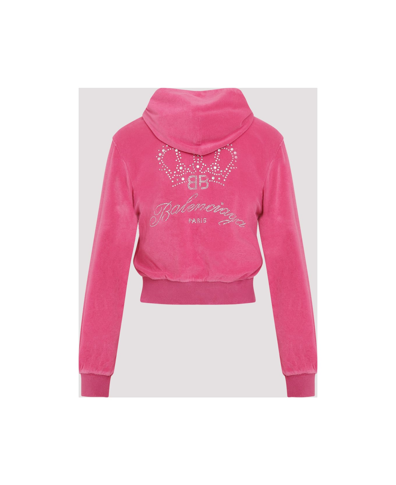 Balenciaga Bb Motel Logo Tracksuit Jacket - Dark Pink