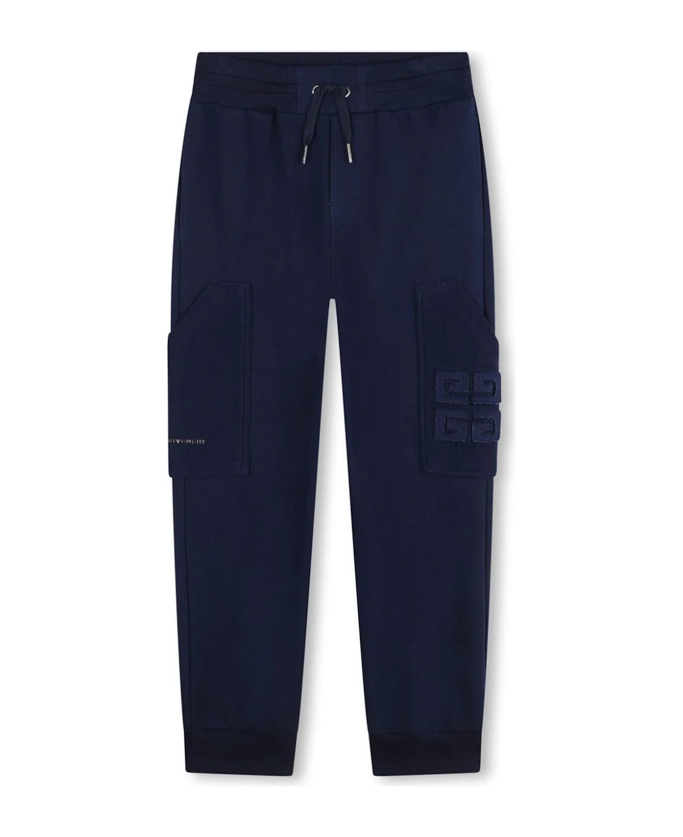 Givenchy Kids Trousers Blue - Blue ボトムス