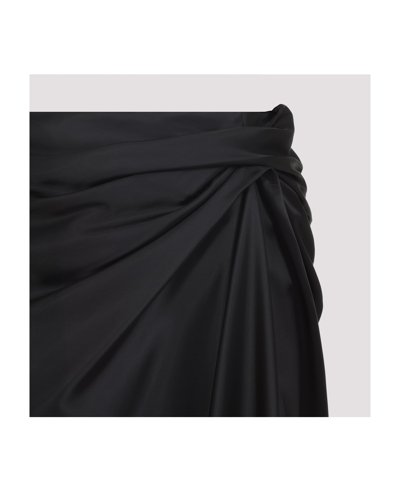 Balenciaga Draped Skirt - Black