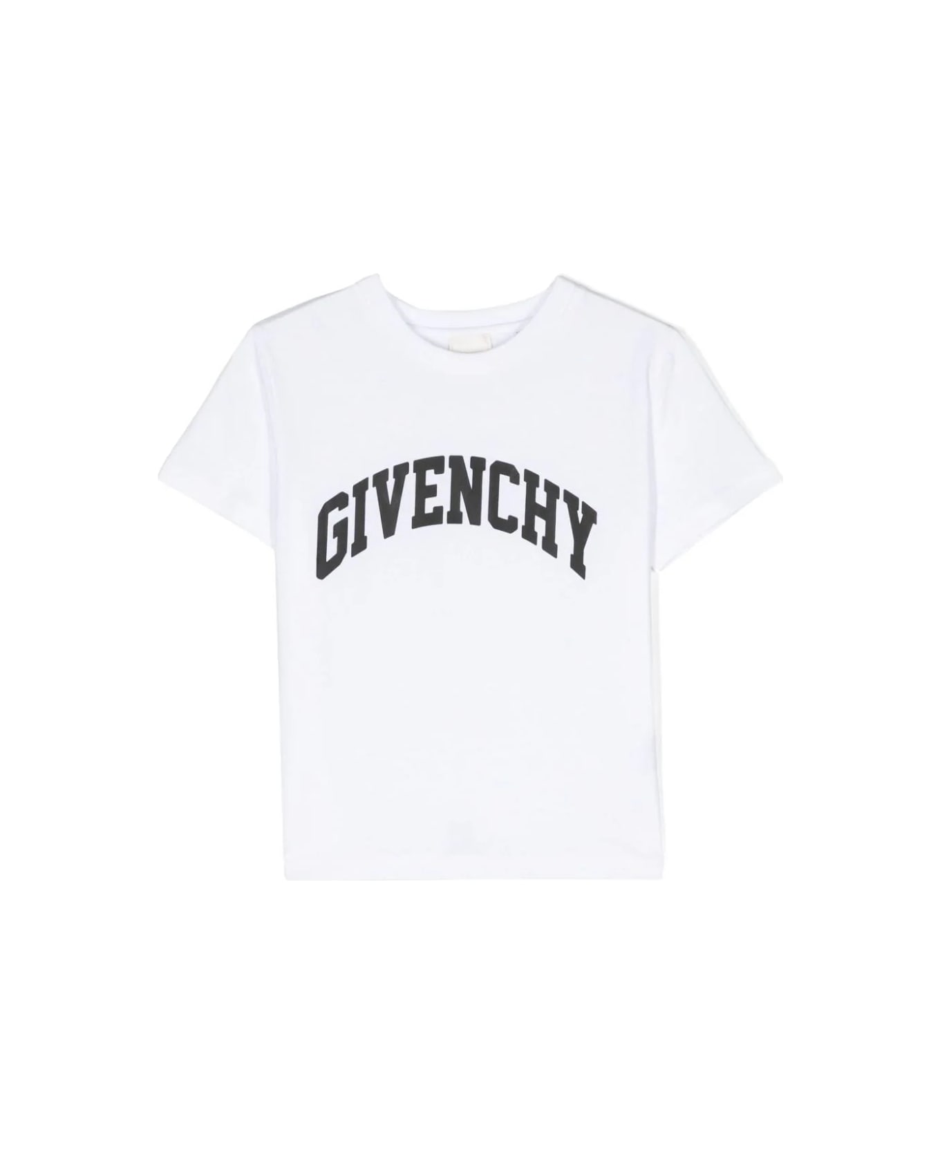 Givenchy White T-shirt With Arched Logo - White Tシャツ＆ポロシャツ