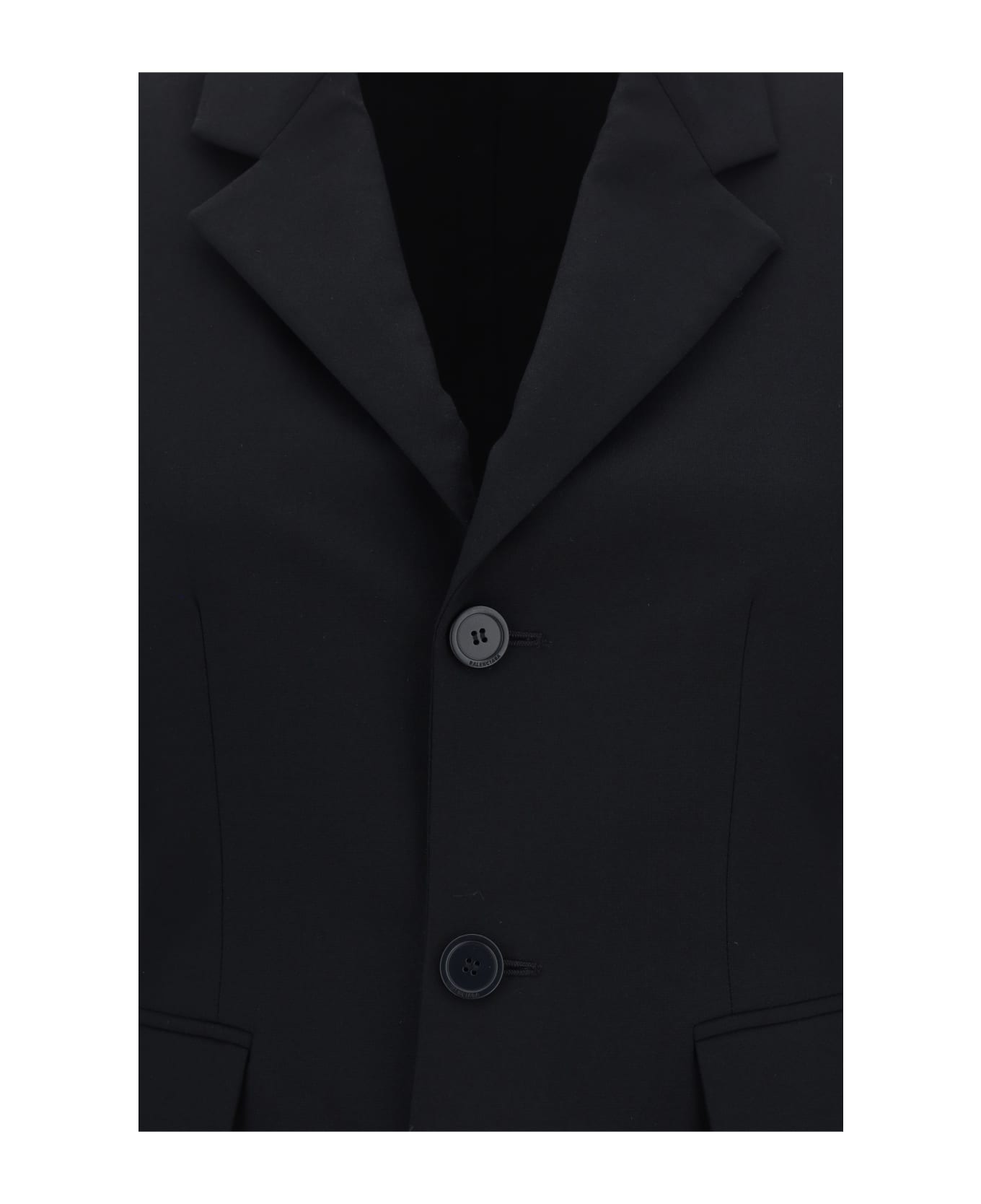 Balenciaga Hourglass Blazer Jacket - Black