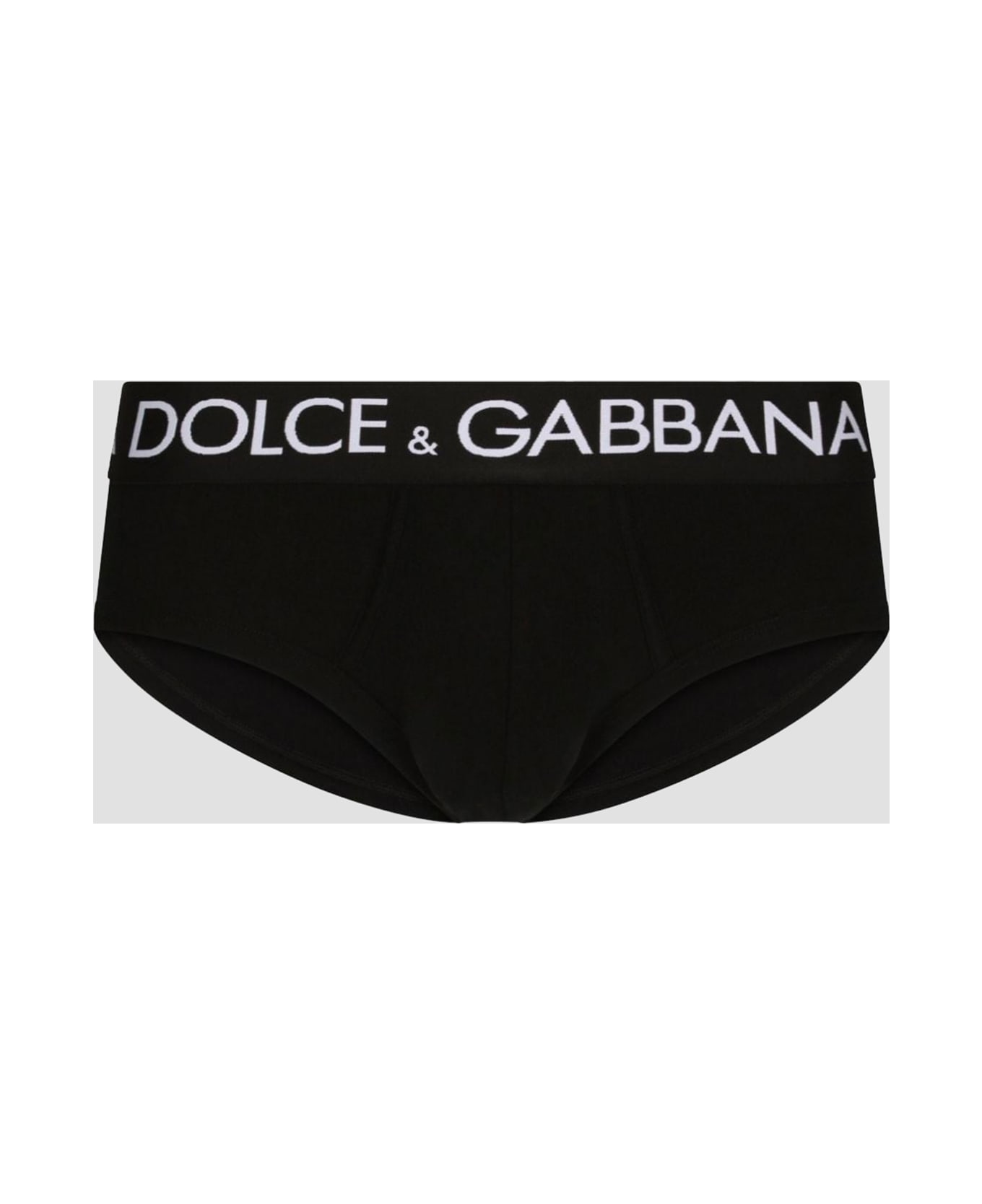 Dolce 
Gabbana Black Cotton Underwear - Black