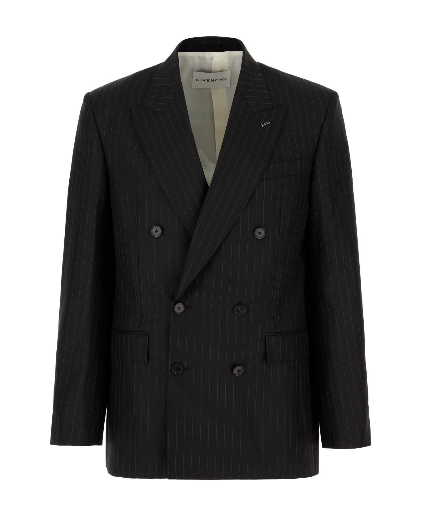 Givenchy Embroidered Wool Blazer - Black