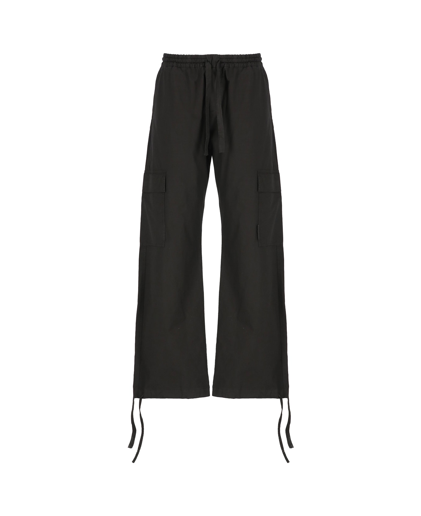 MSGM Cotton Pants - Black