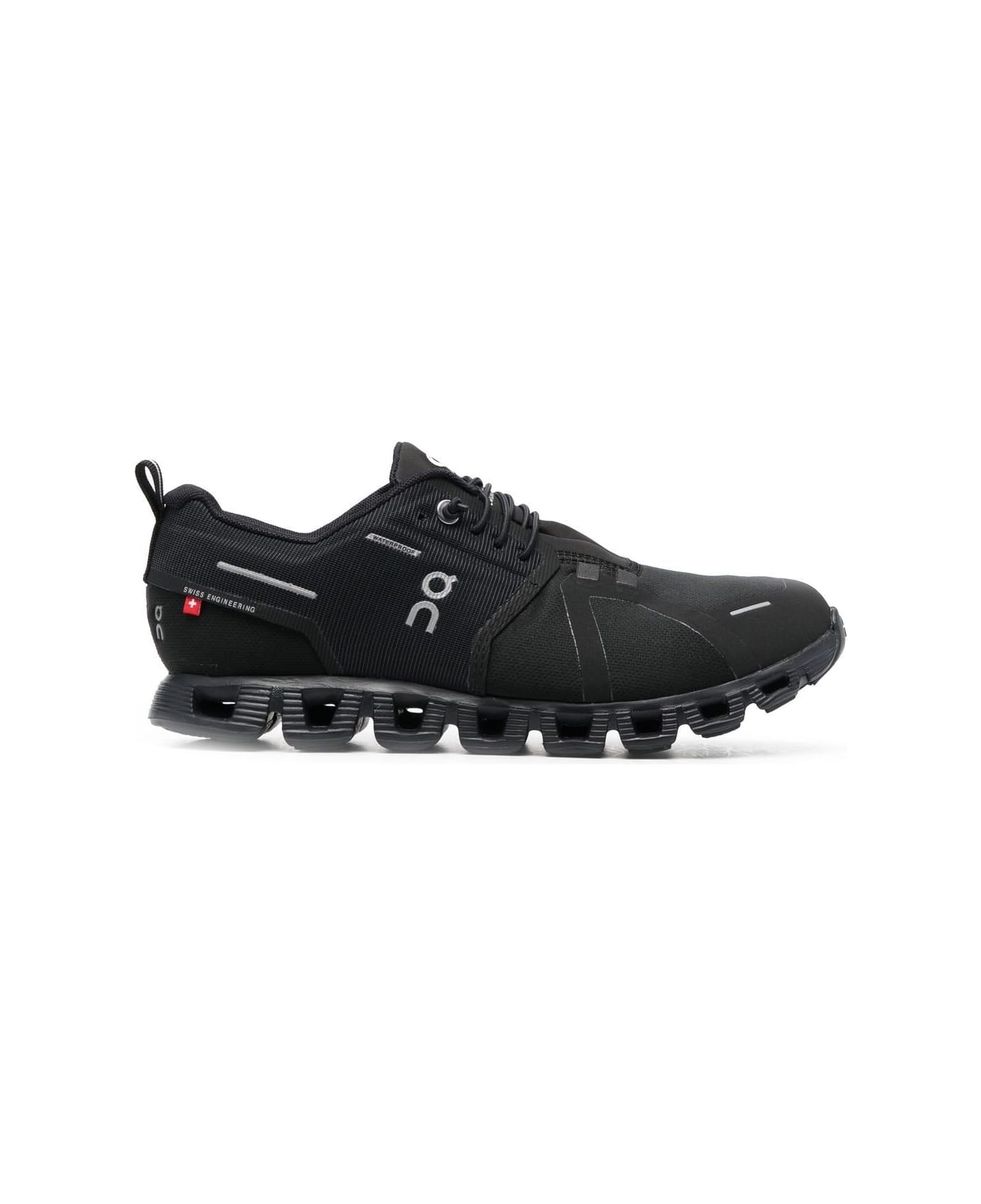 ON Cloud 5 Waterproof Sneakers - All Black