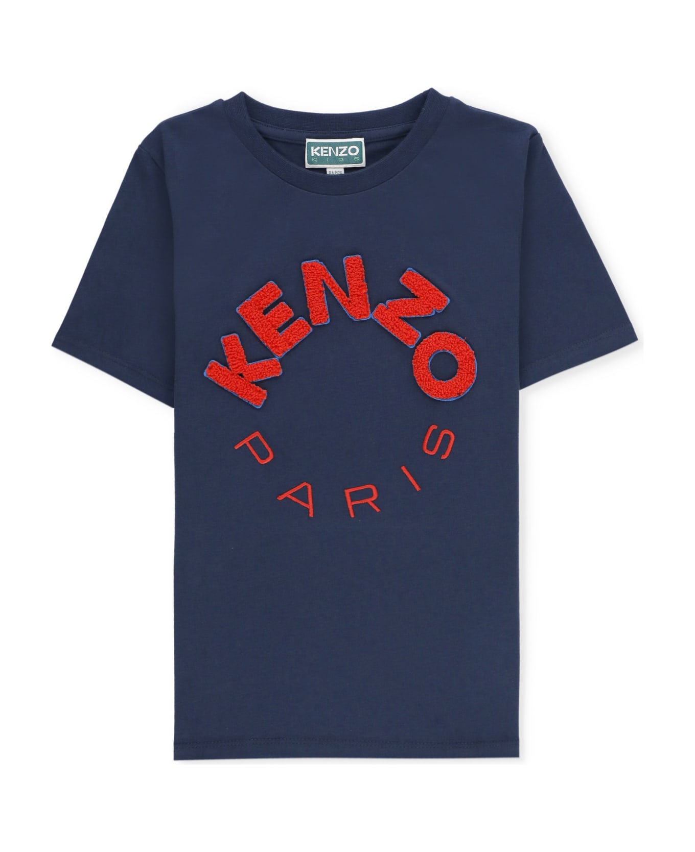 Kenzo Kids T-shirt With Logo - Blue Tシャツ＆ポロシャツ
