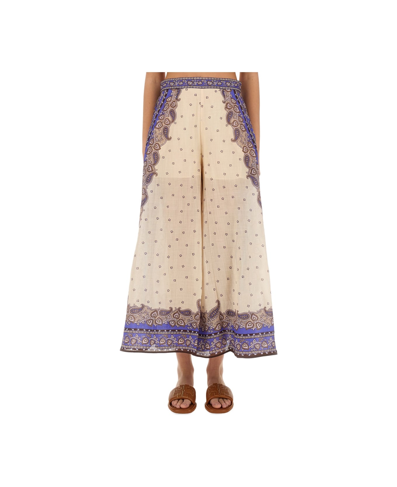 Zimmermann Cropped Pants - MULTICOLOUR