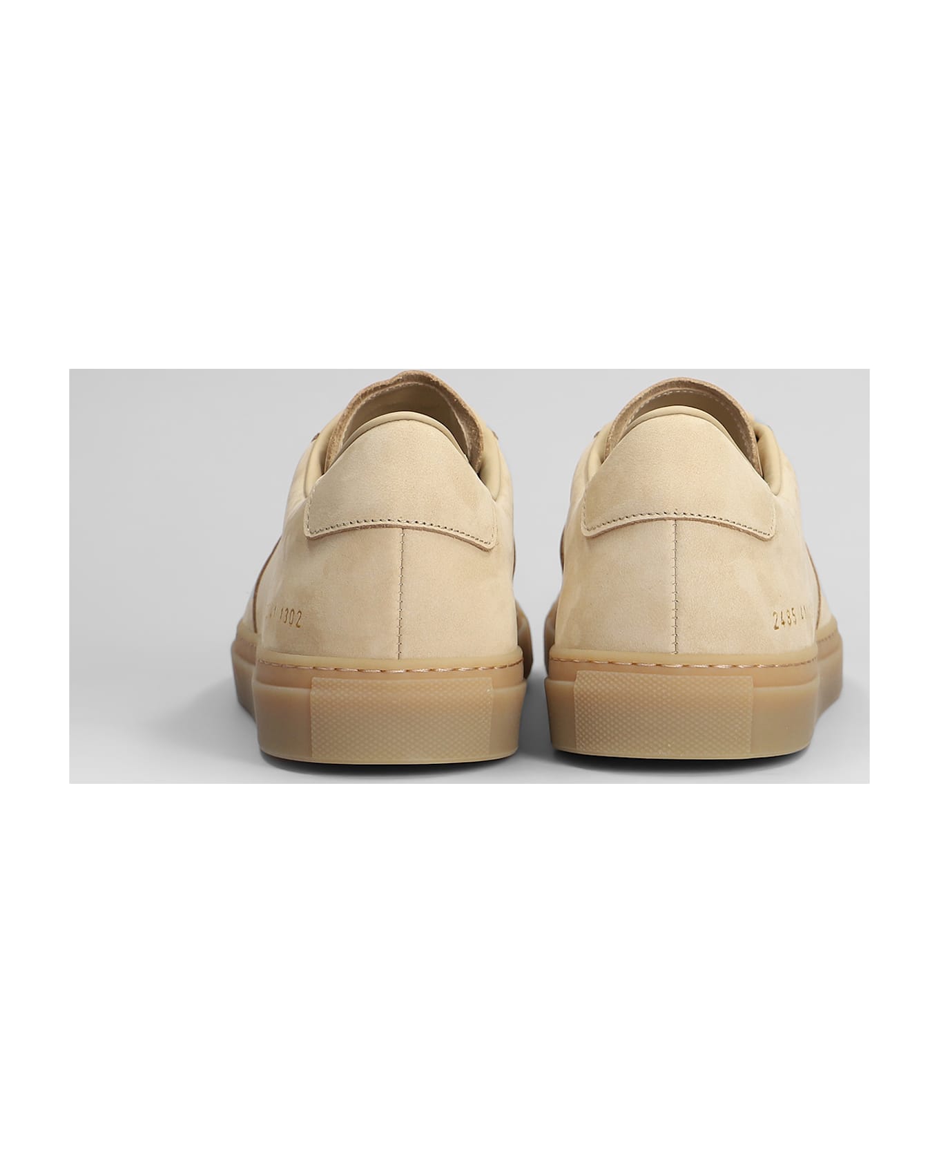 Common Projects Tennis Trainer Sneakers In Beige Leather - beige