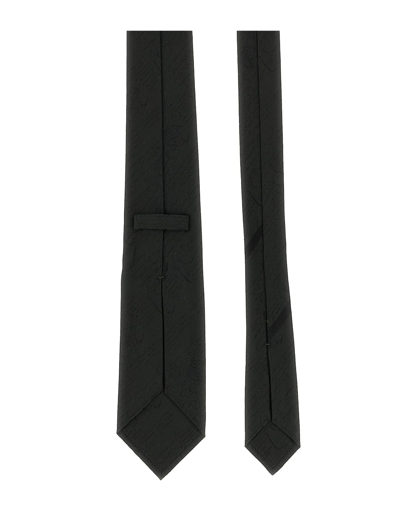 Berluti 
classic Scritto
 Tie - Green