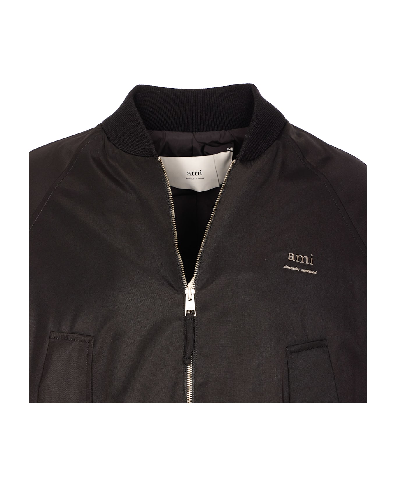Ami Alexandre Mattiussi Ami Clssic Bomber Jacket - Nero