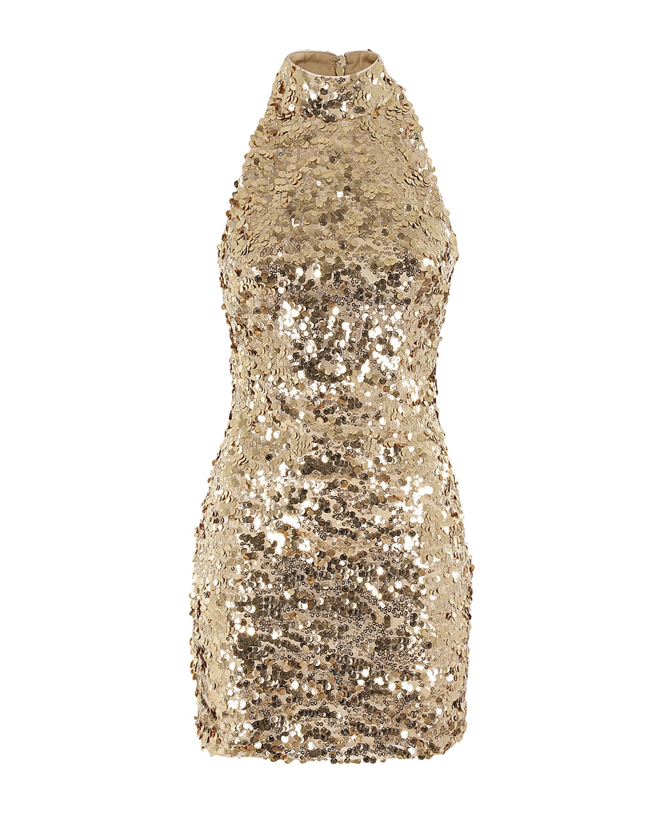 Amen Dress In Sequins - Gold