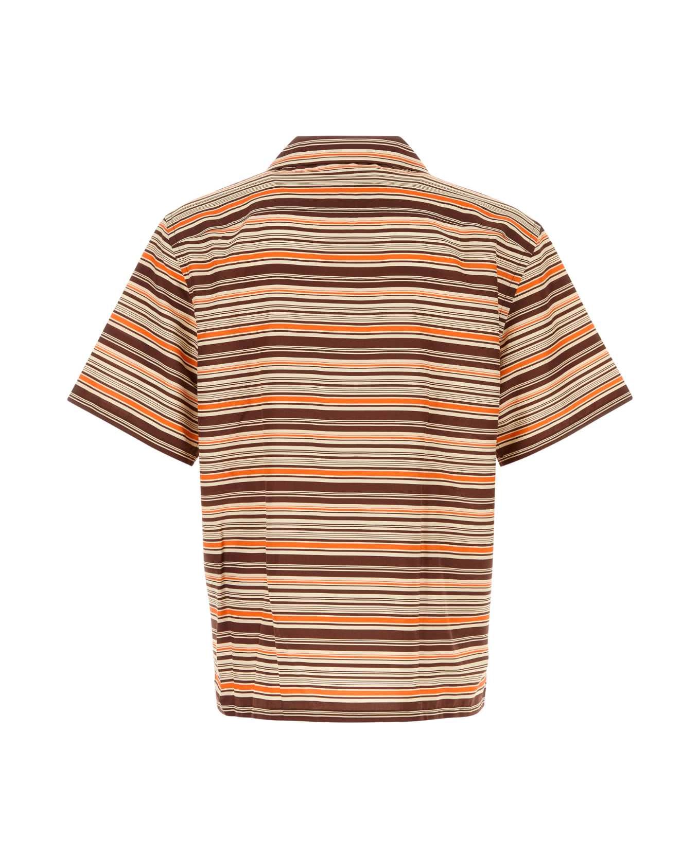 Prada Embroidered Cotton Blend Shirt - BRUCIATO