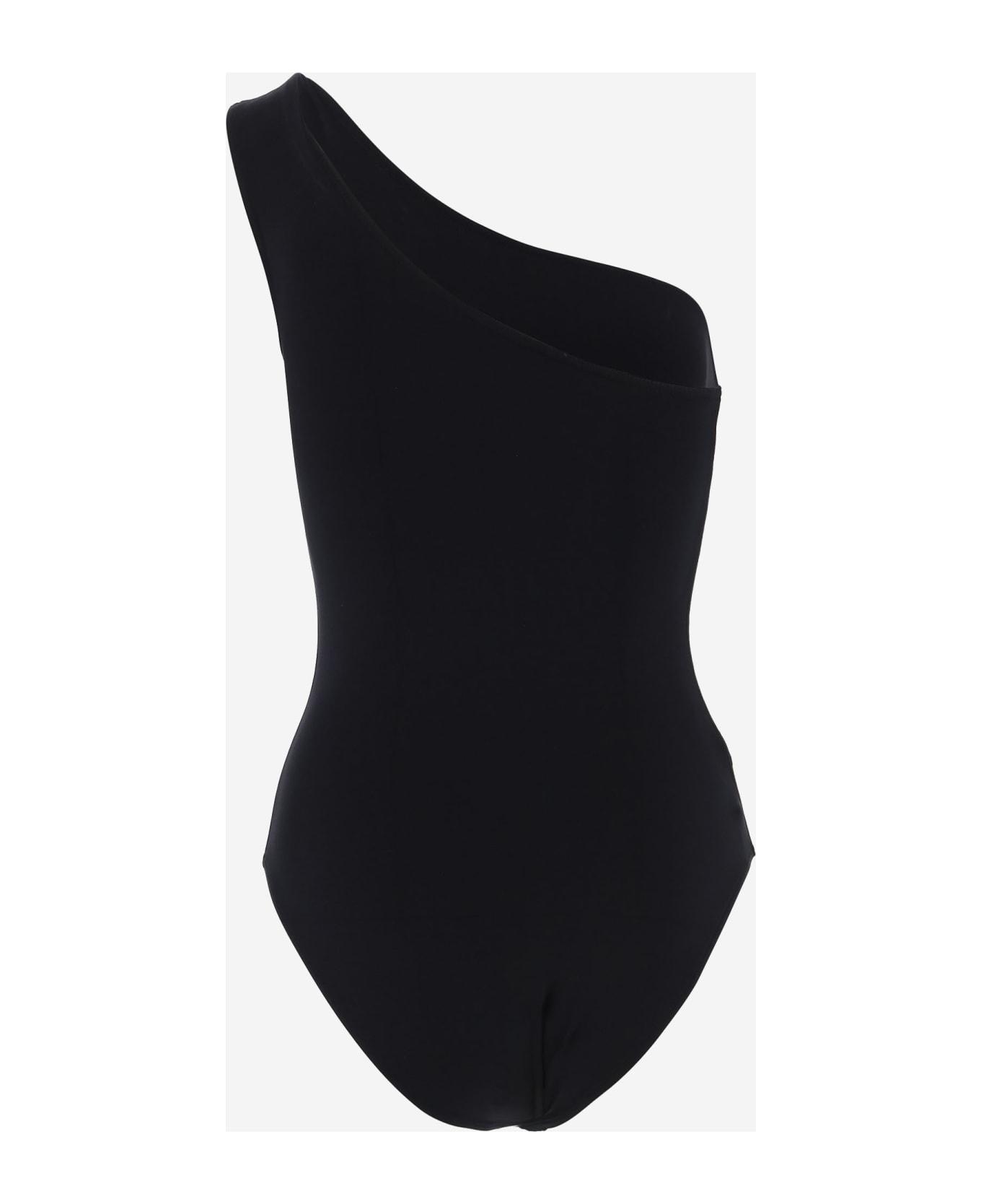 Eres One-piece One-shoulder Swimsuit - Black 水着