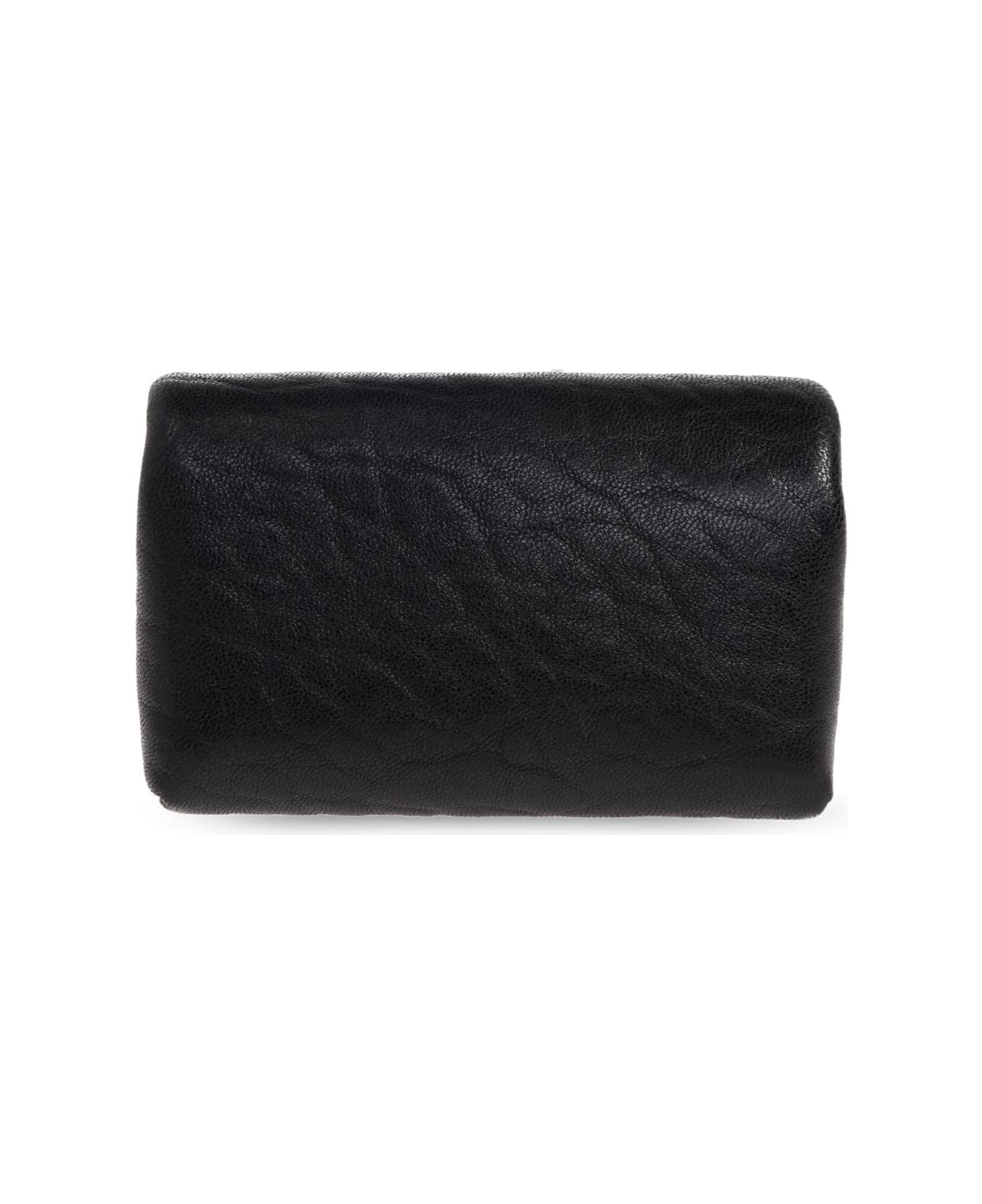 Saint Laurent Leather Key Case - BLACK