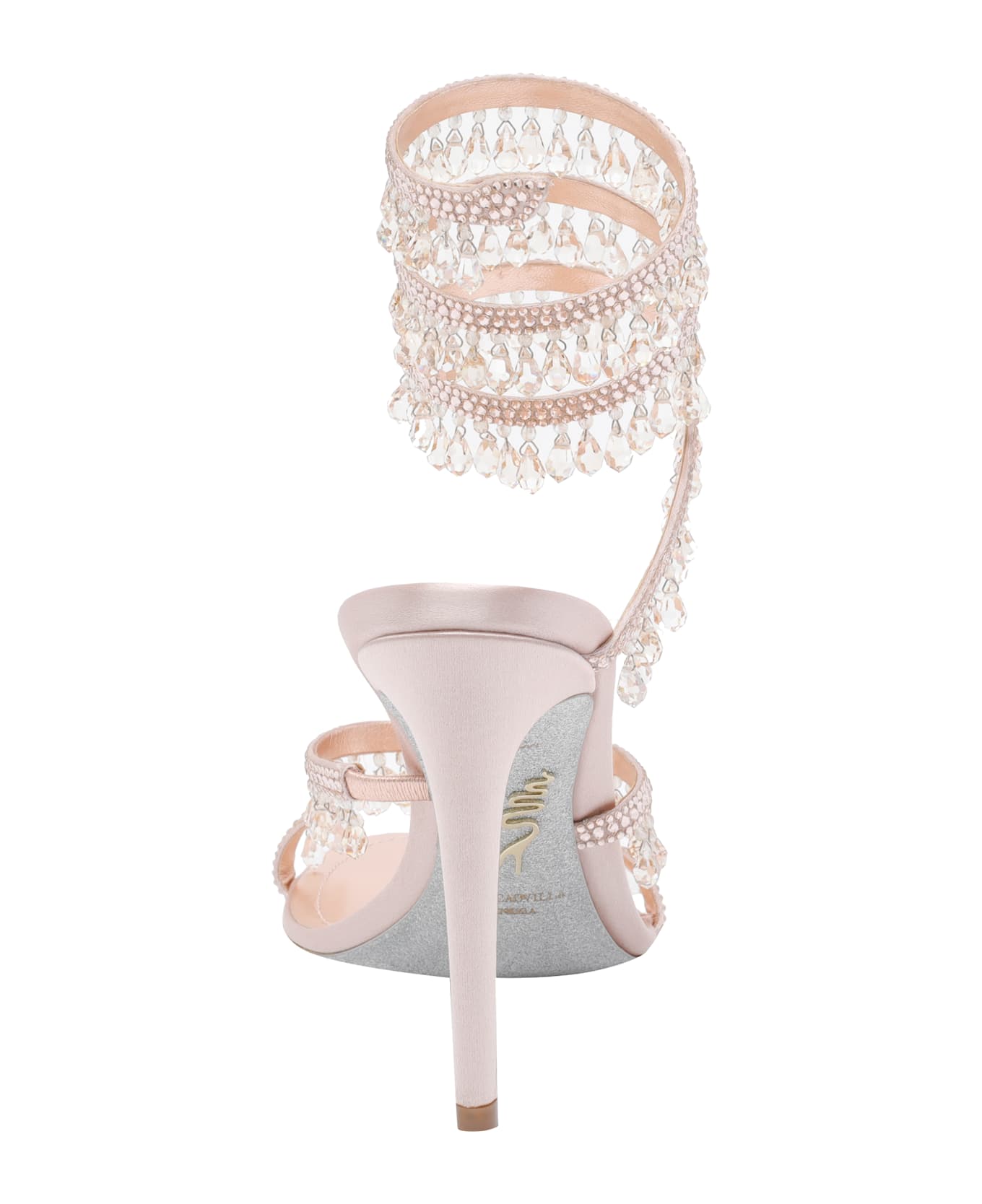 René Caovilla Chandelier Heeled Sandals - Pink