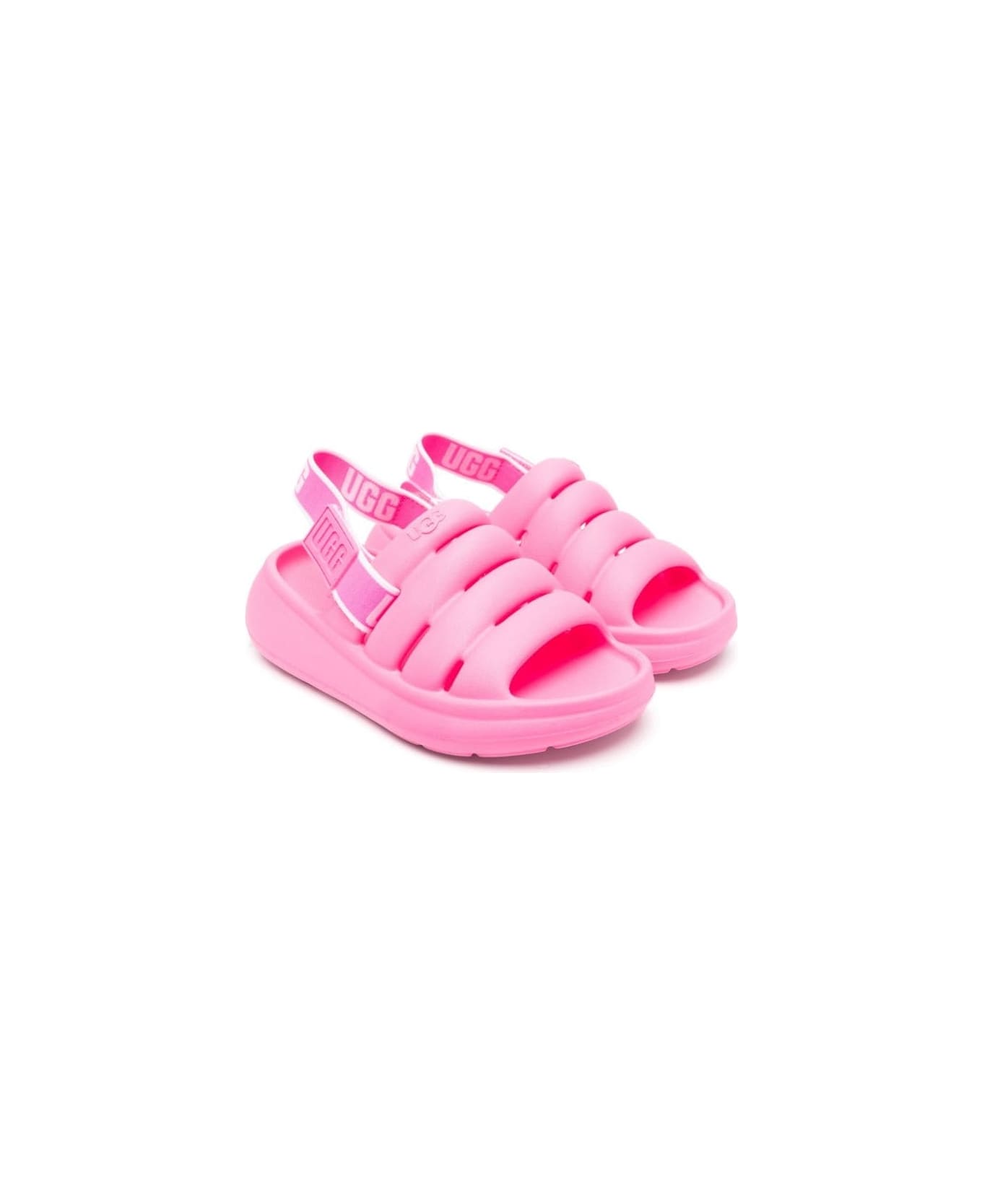UGG Sandals With Logo - Pink