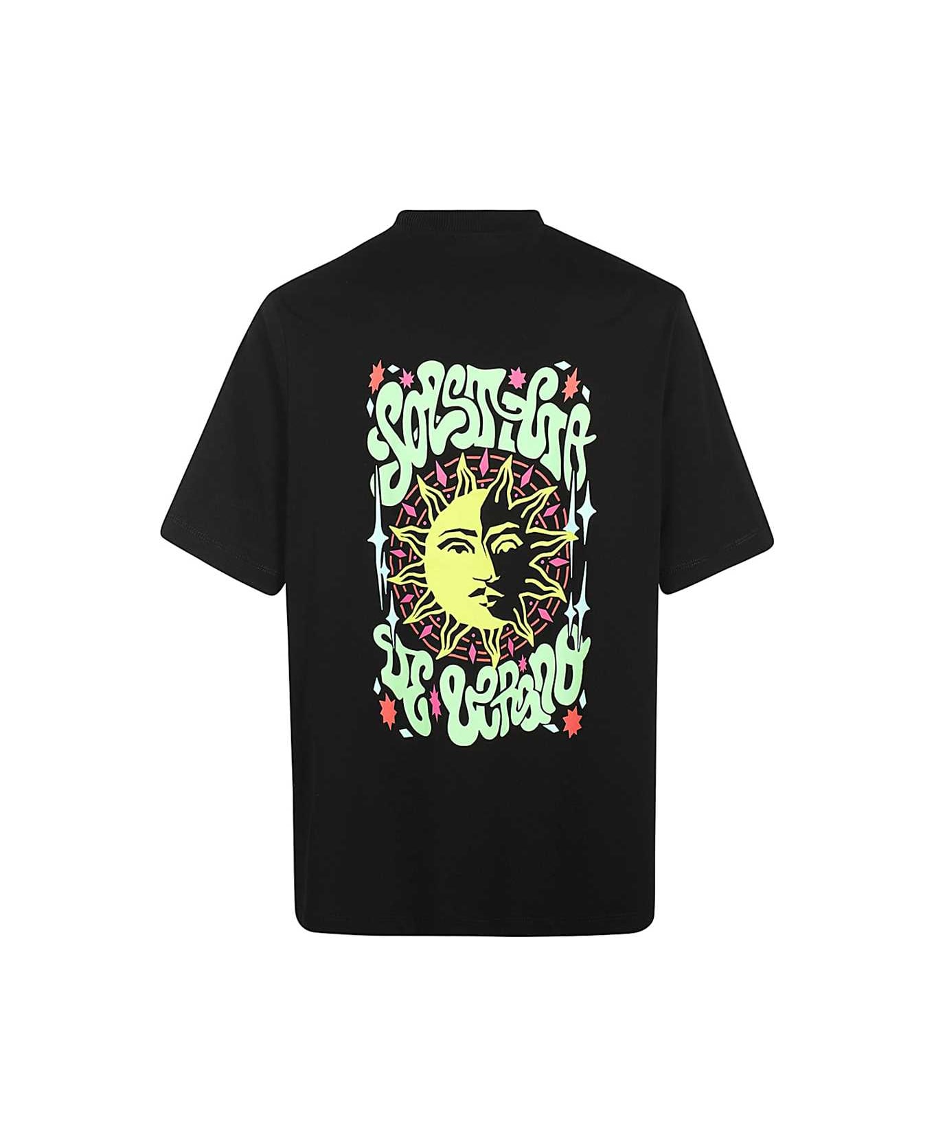 Marcelo Burlon Cotton T-shirt - black