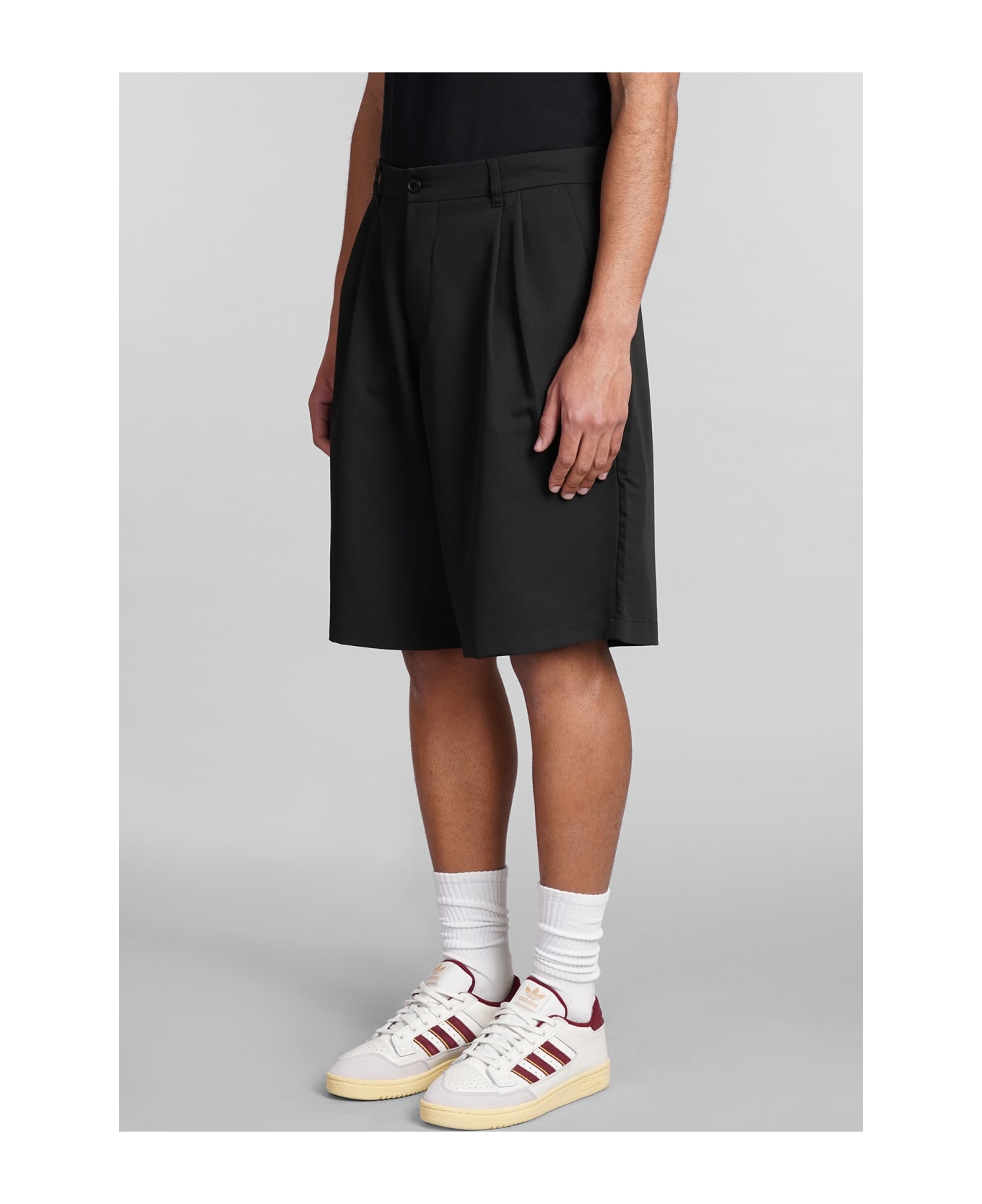 Family First Milano Shorts In Black Polyester - black