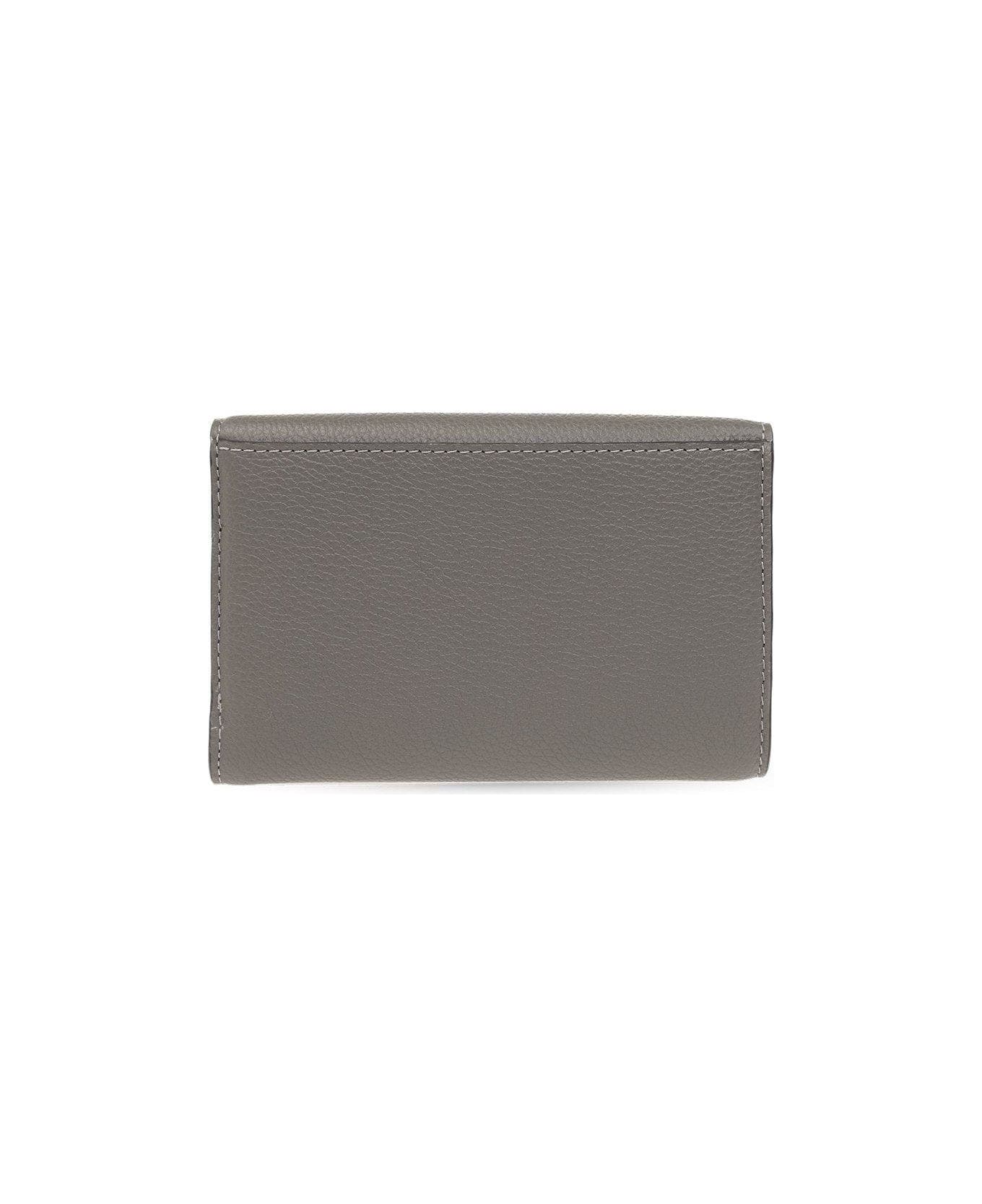 Chloé Marcie Bi-fold Wallet - Grey