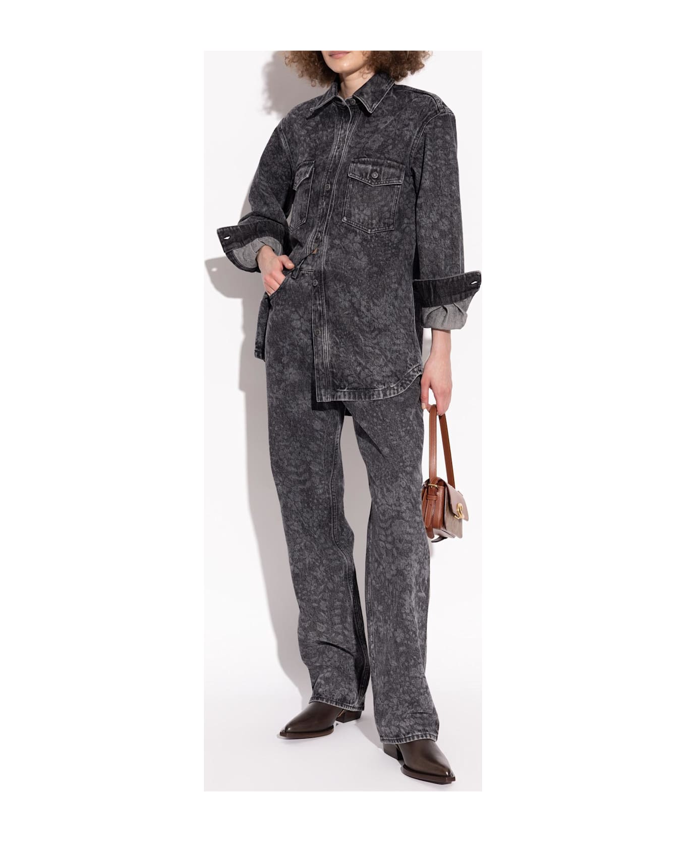 Golden Goose Leather Ankle Boots 
debbie
 - Marrone scuro