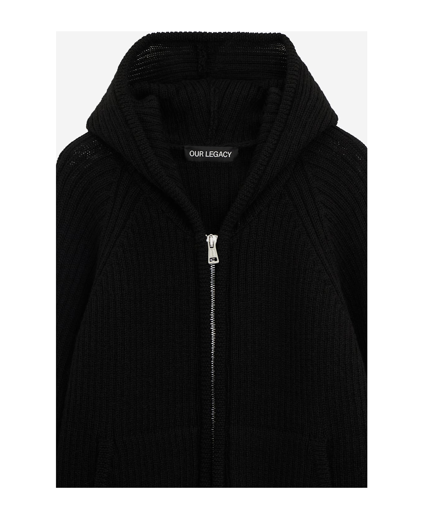 ジャケット・アウター OUR LEGACY level hood black Our Legacy - Level Hood Jet Black Isles Wool