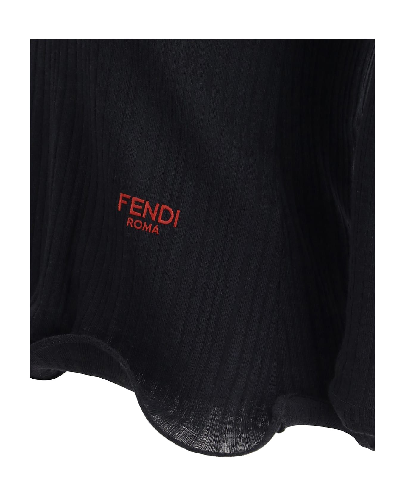Fendi Long-sleeved Virgin Wool Top