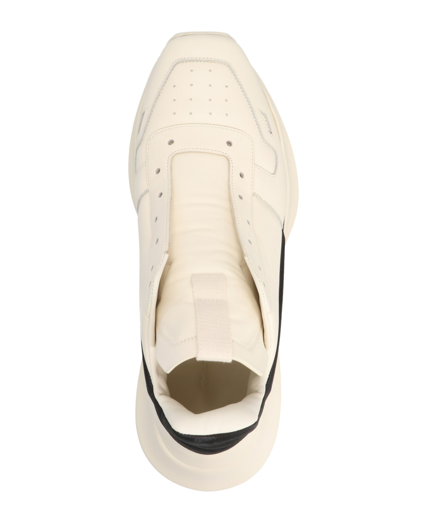 Rick Owens 'geo Geth Runner  Sneakers - White/Black