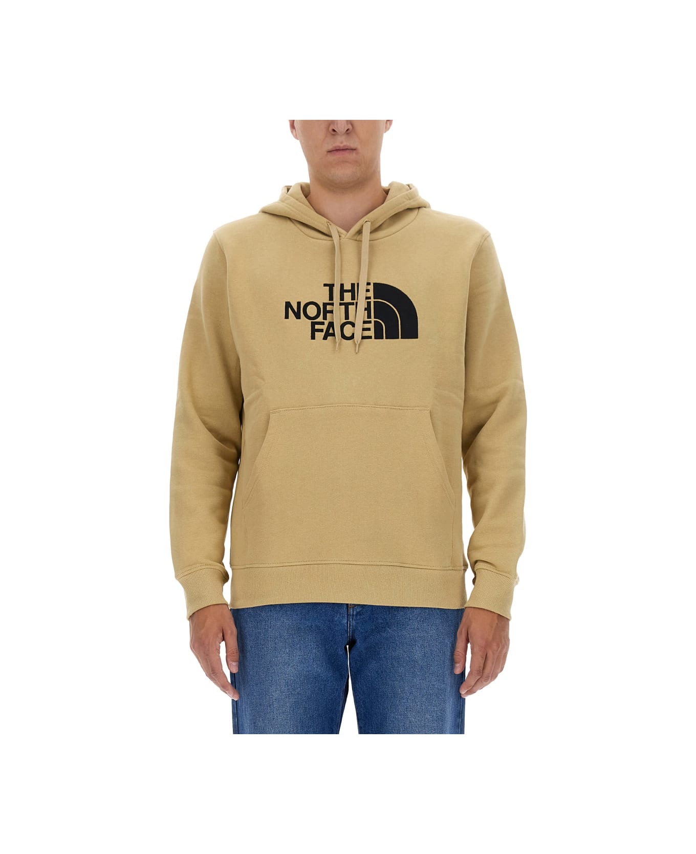 The North Face Sweatshirt With Logo - BEIGE