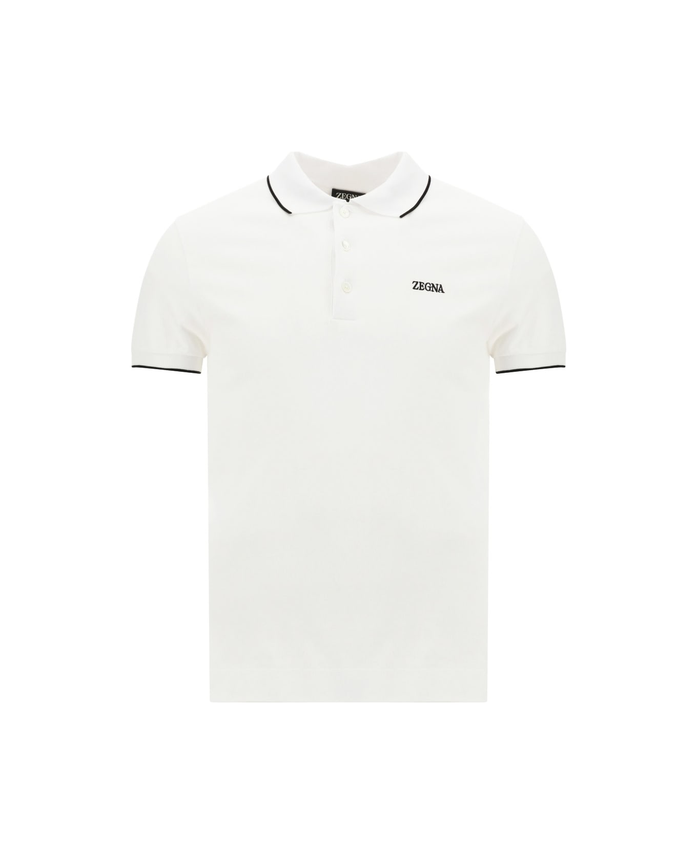 Zegna Polo Shirt Zegna - WHITE