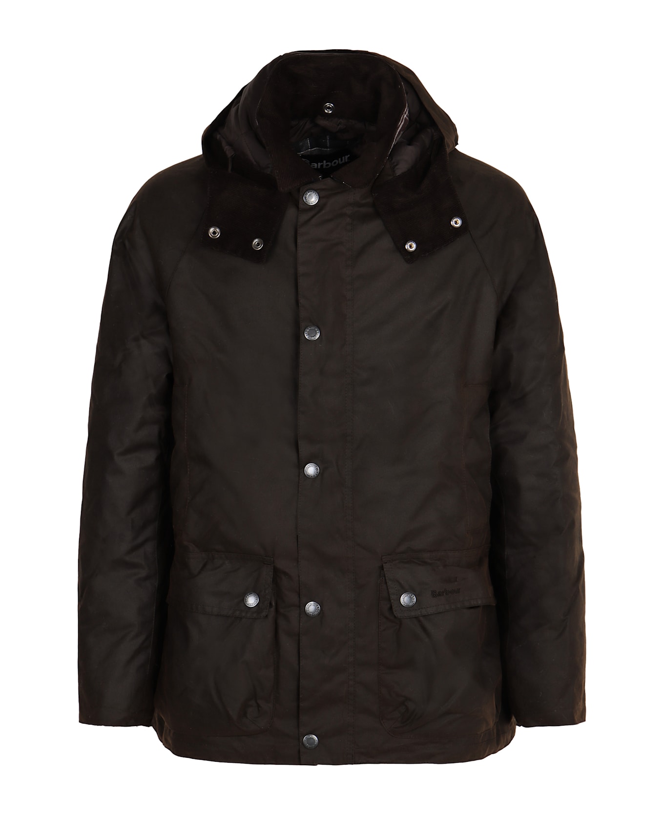 Barbour Waxed Cotton Jacket - brown