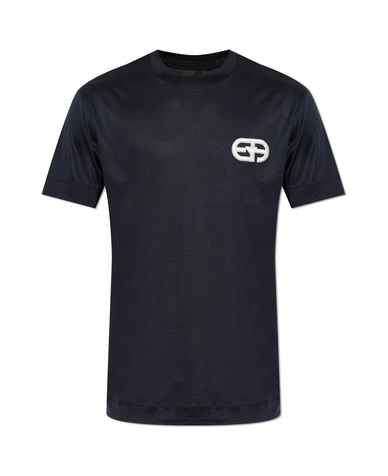 Emporio Armani T-shirt With Logo - Blue