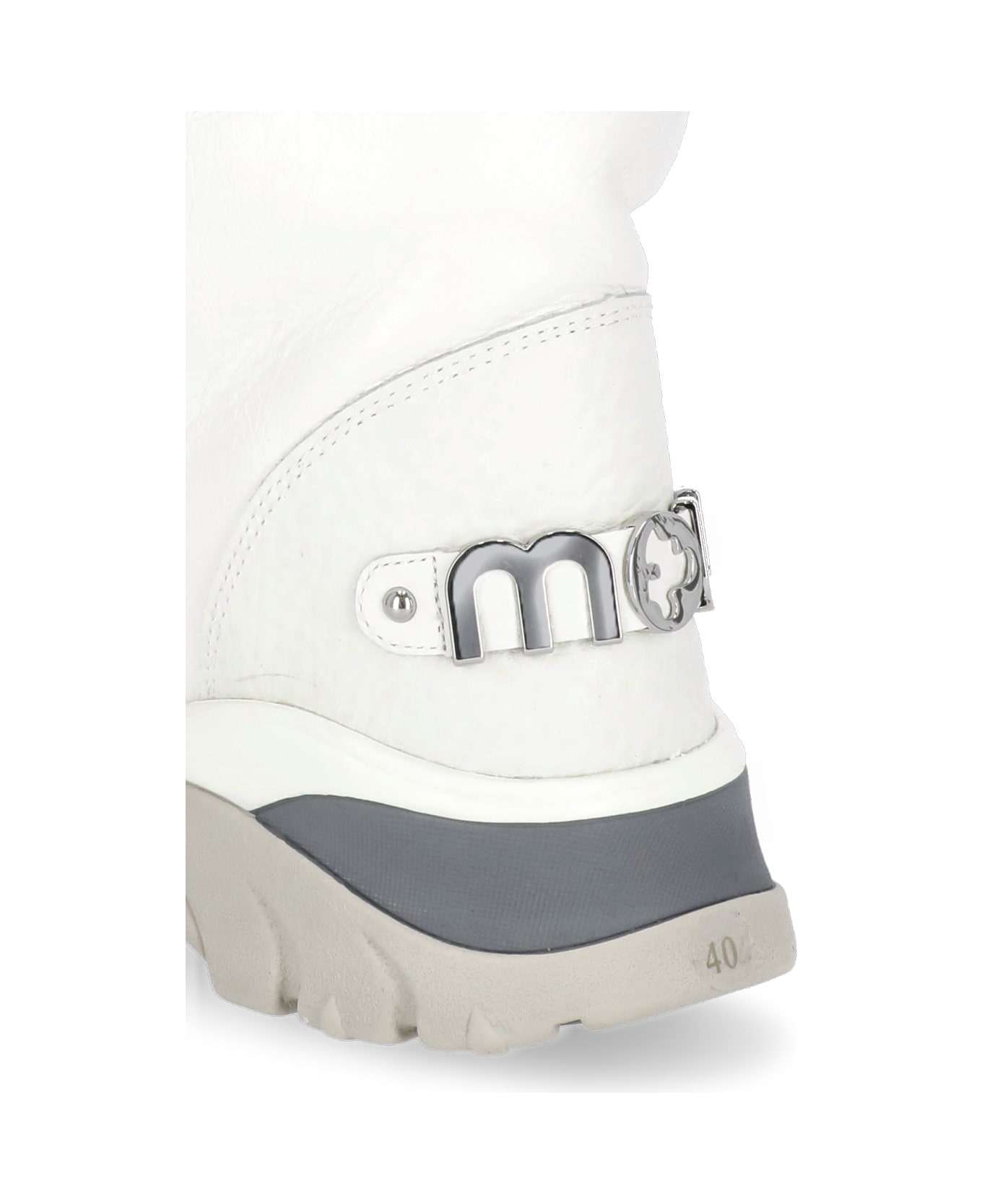 Mou Chunky Eskimo Boots - Ivory
