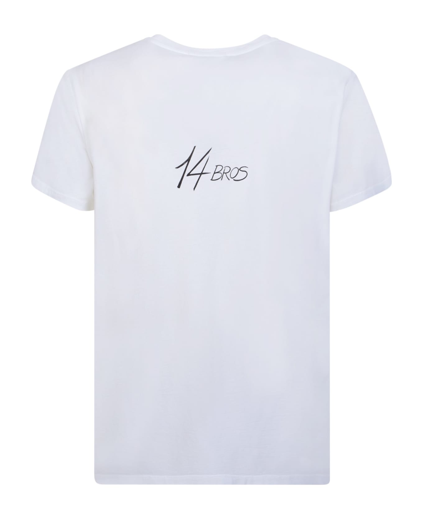 14 Bros Logo White T-shirt - White